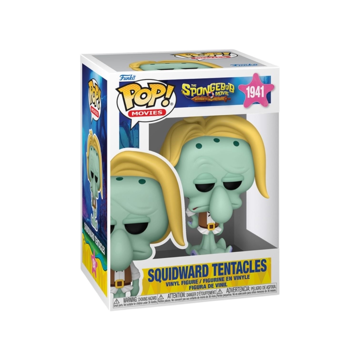 Funko Pop! Movies Squidward Tentacles figure packaging on a white background