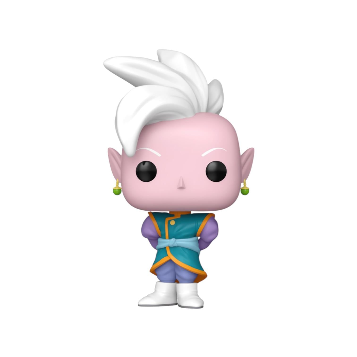 Funko Pop! vinyl figure of a character with white hair and pink head on a white background