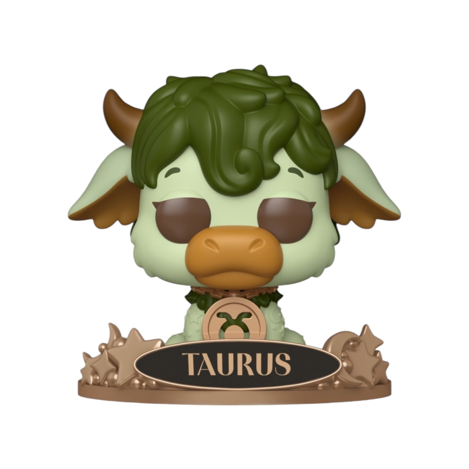 Taurus 18 Funko pop  Green vinyl figure on a white background 