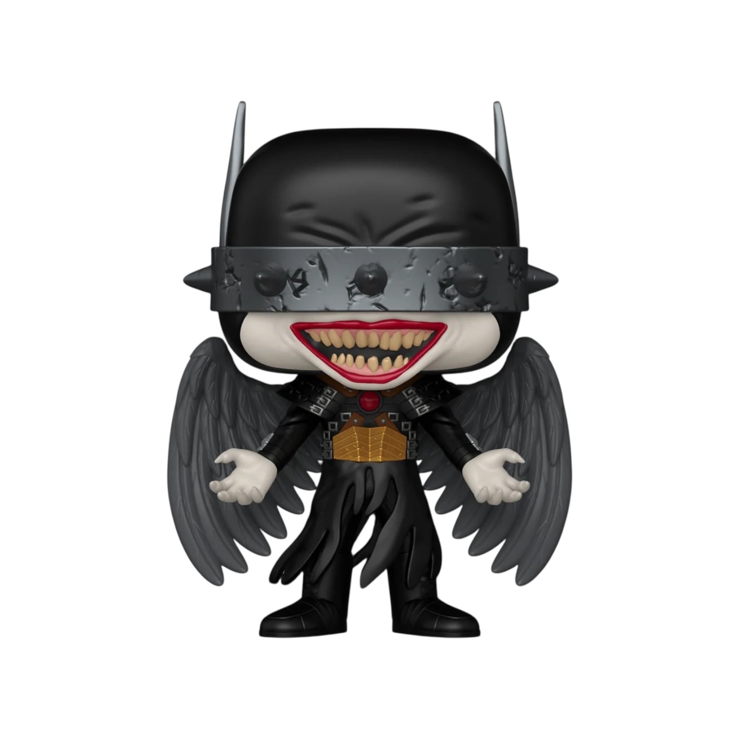 Funko Pop! vinyl figure of a character with a dark costume and mask on a white background