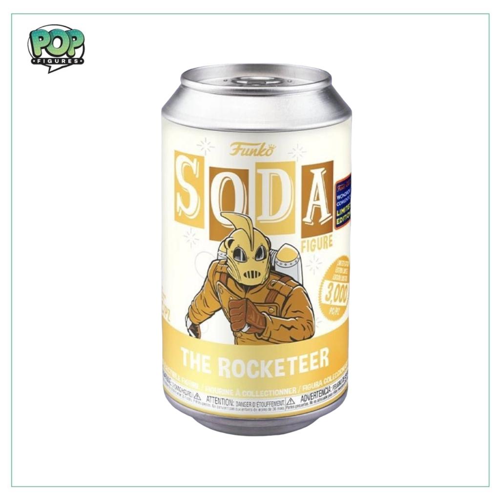Disney's Rocketeer Funko Soda Vinyl Figure, limited to 3000 pieces, shared exclusive from Wondercon 2021.