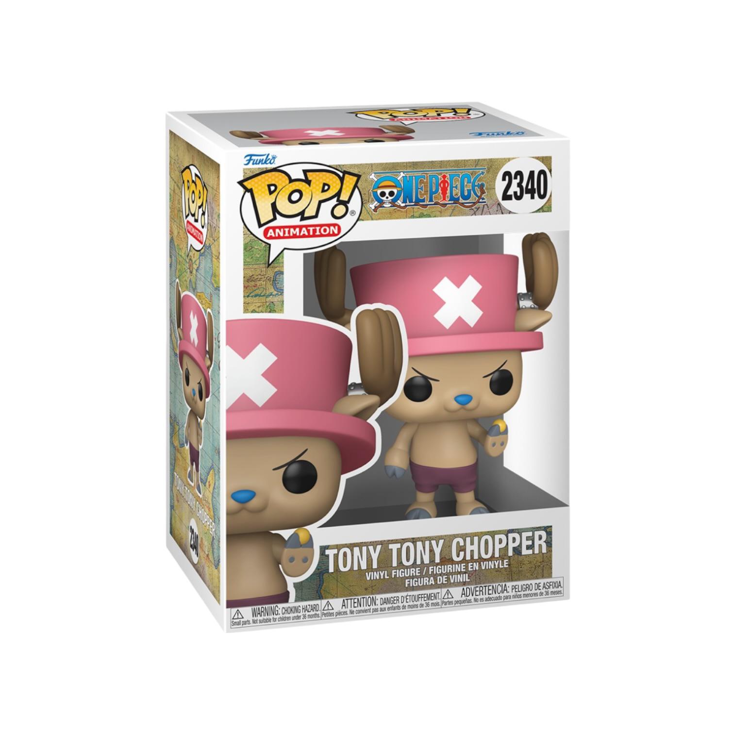 Funko Pop! vinyl figure packaging of Tony Tony Chopper from One Piece on a white background