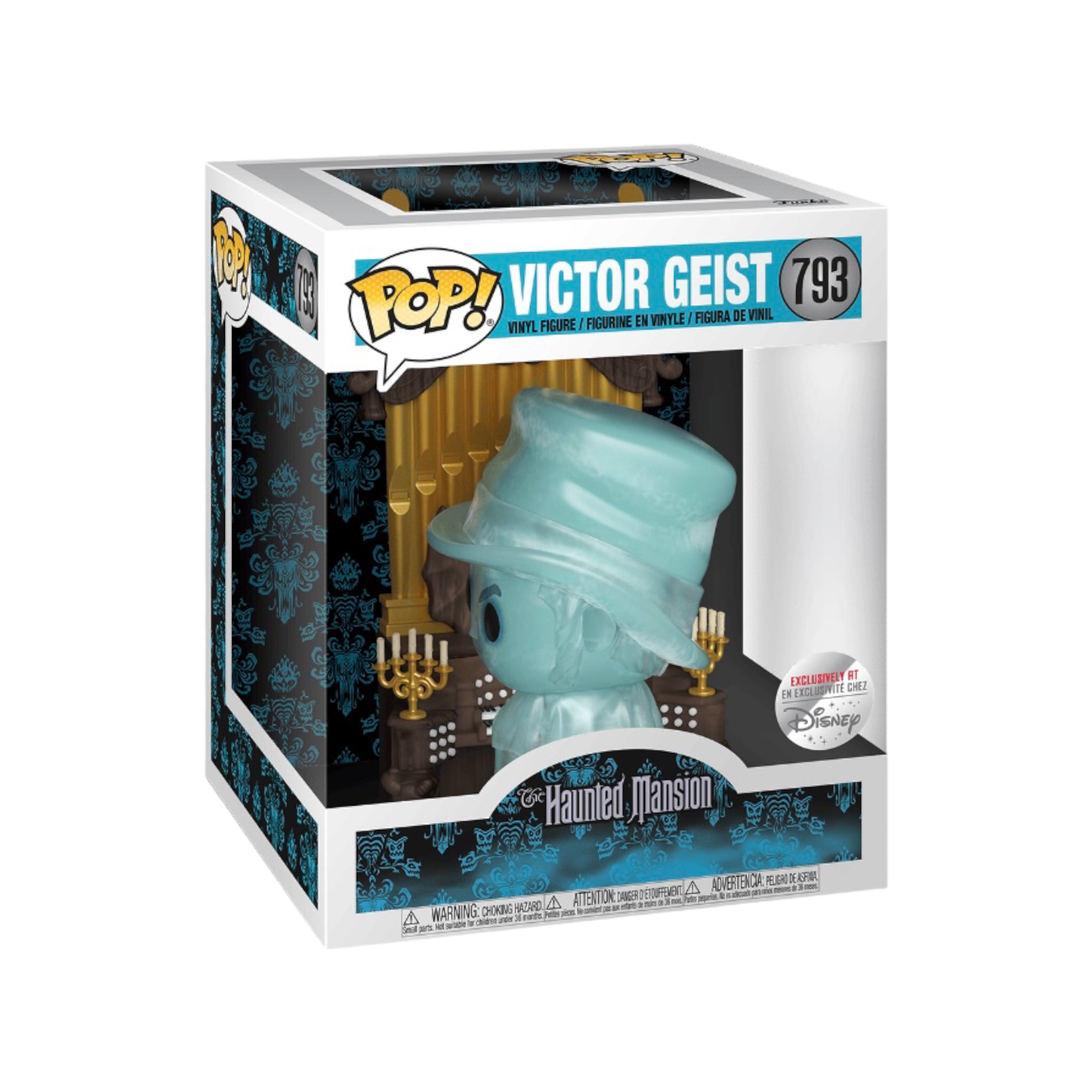  6" Funko Pop! of Victor Geist, a character from The Haunted Mansion, exclusive to the Disney Store.