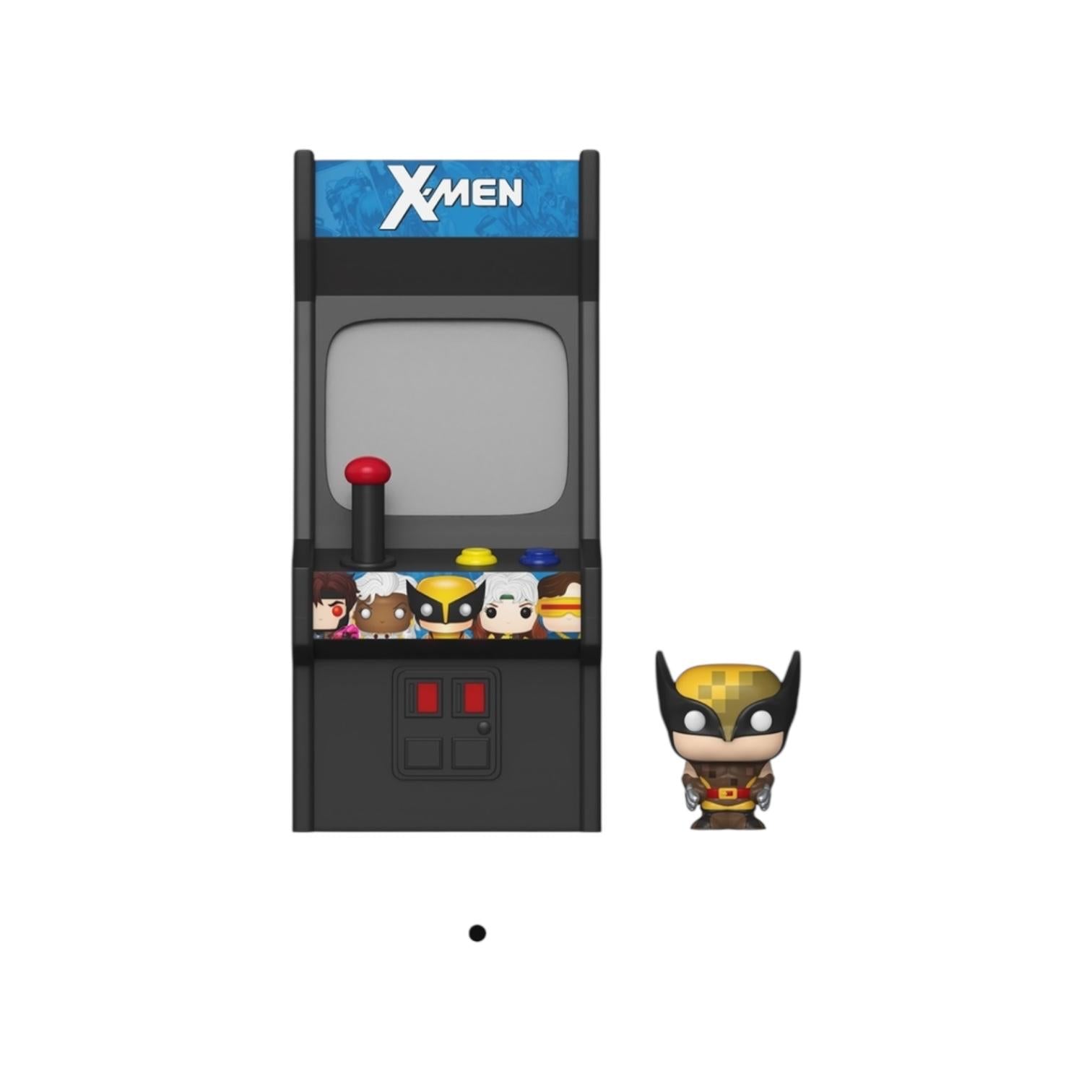 Wolverine | 8-bit | Bitty Arcade Cabinet | Funko Pop | X-men
