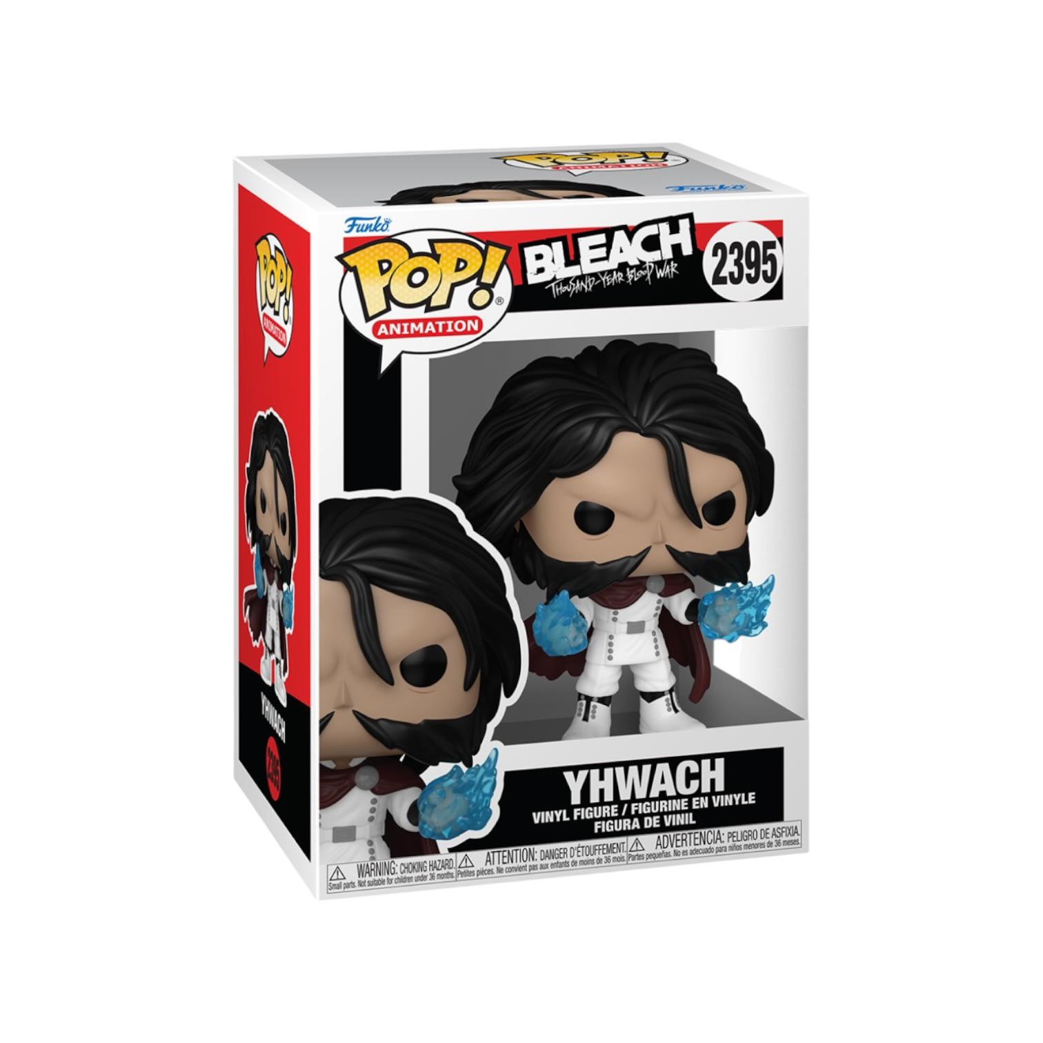 Funko Pop! vinyl figure packaging for Bleach with character illustration on a white background