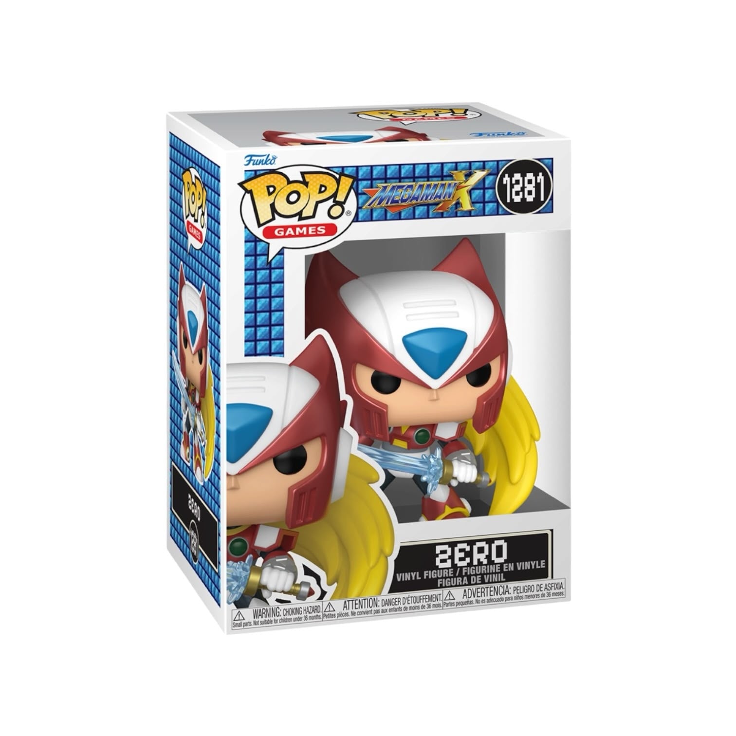 Funko Pop! vinyl figure packaging with character and branding on a white background