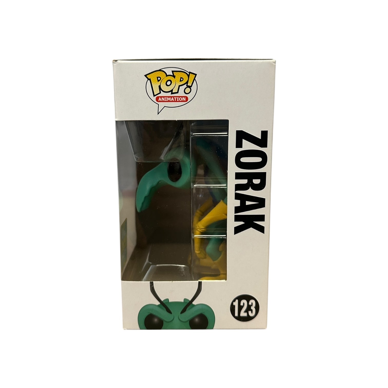 Pop! Animation Zorak figure packaging on a white background