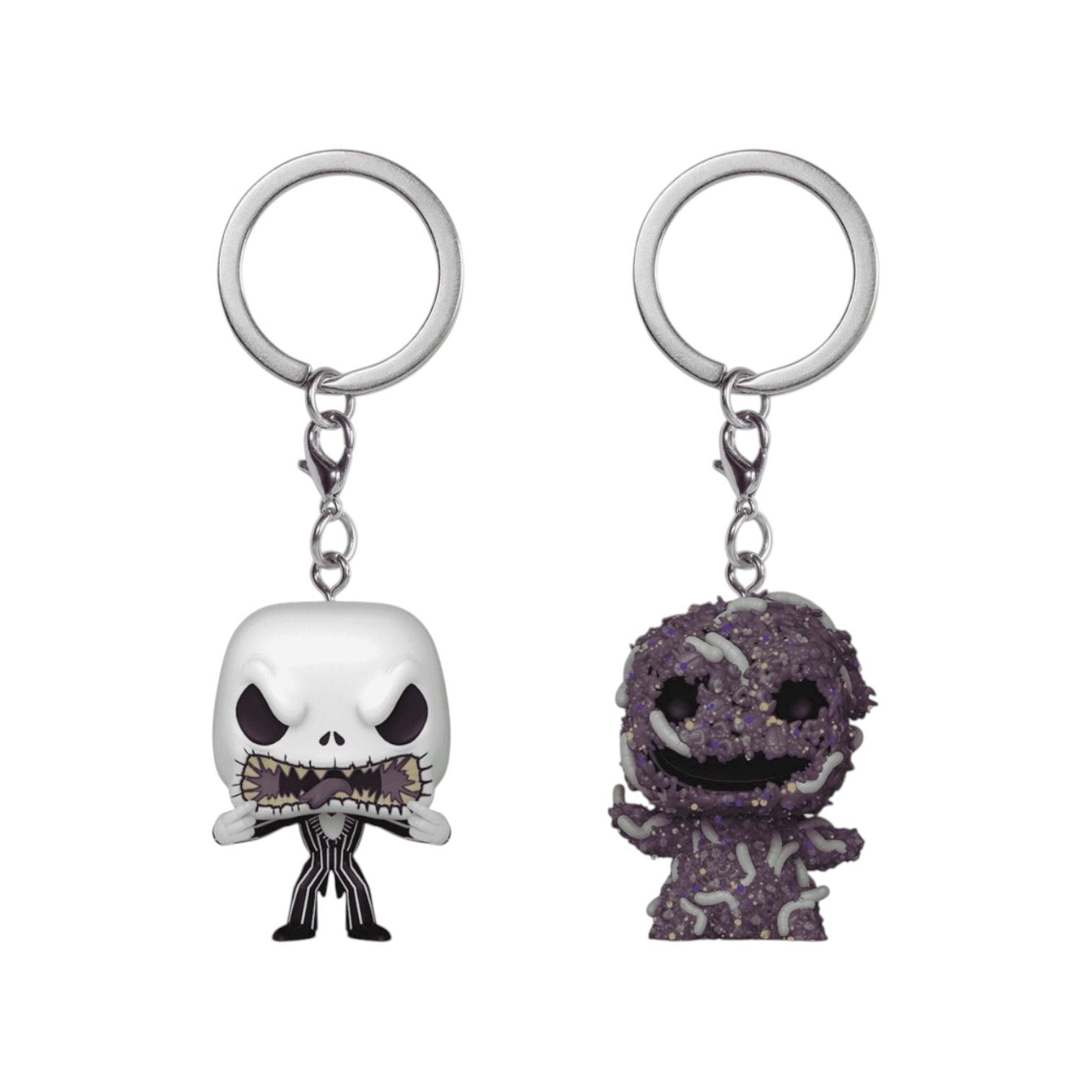Jack Skellington and Oogie Boogie 2 Pack Funko Pocket Pop Keychain! - The Nightmare Before Christmas