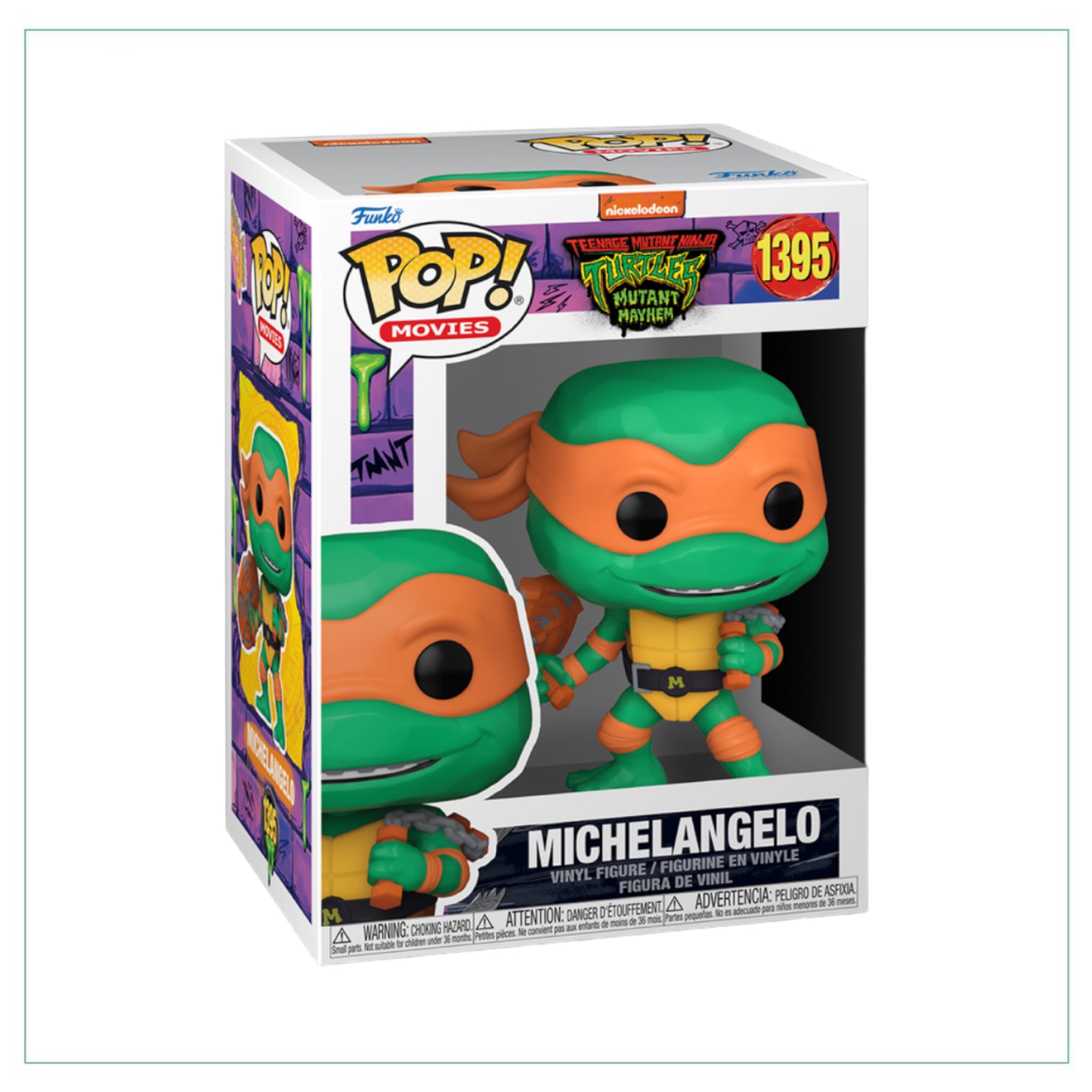 Michelangelo #1395 Funko Pop! Teenage Mutant Ninja Turtles Mutant Mayhem