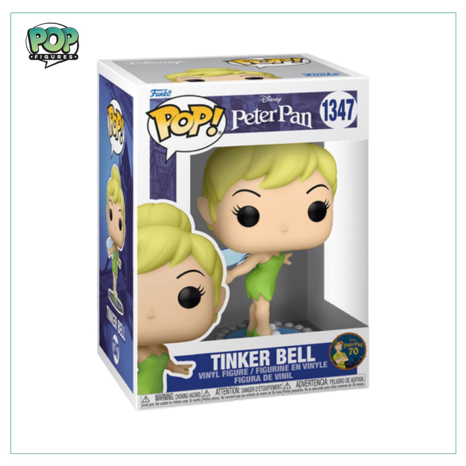 Tinker Bell #1347 Funko Pop! - Peter Pan 70th