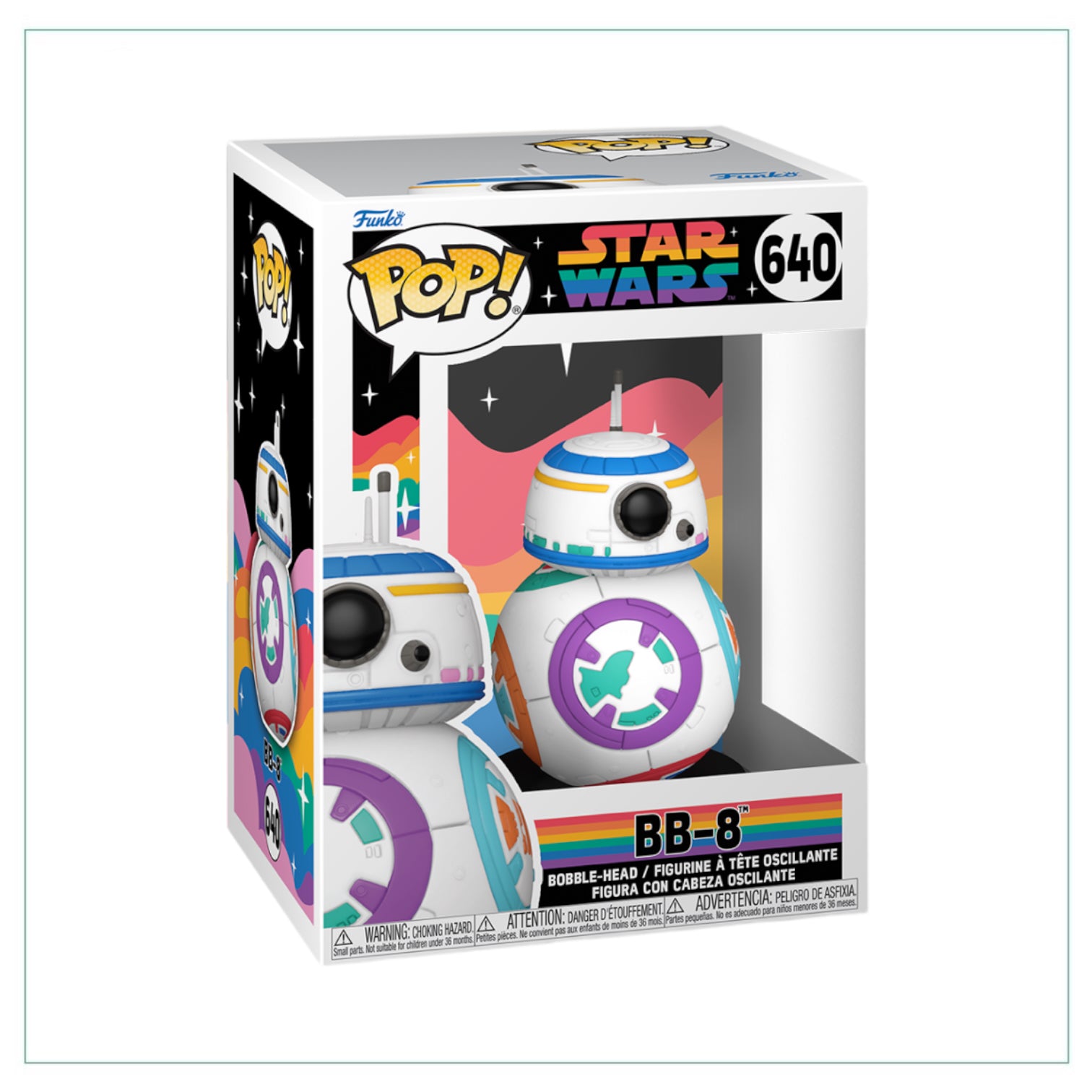 BB-8 #640 Funko Pop! Star Wars Pride