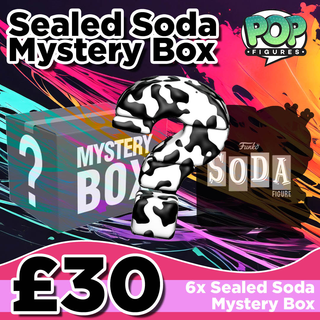 6 Sealed Funko Soda Mystery Box