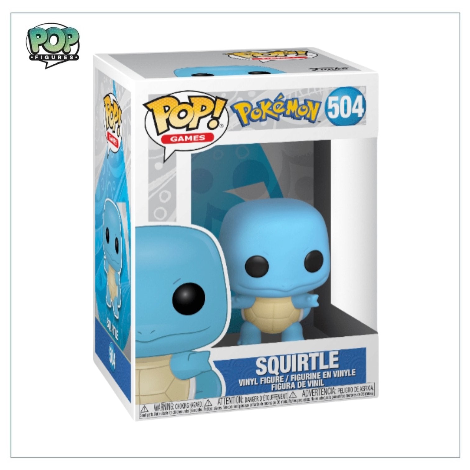 Squirtle #504 Funko Pop! Pokémon - Pop Figures | Funko | Pop Funko | Funko Pop