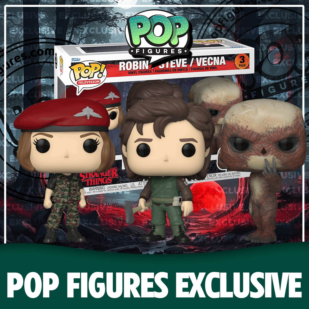 Robin / Steve / Vecna Deluxe Funko 3 Pack! Stranger Things - Funko Special Edition - Pop Figures Exclusive