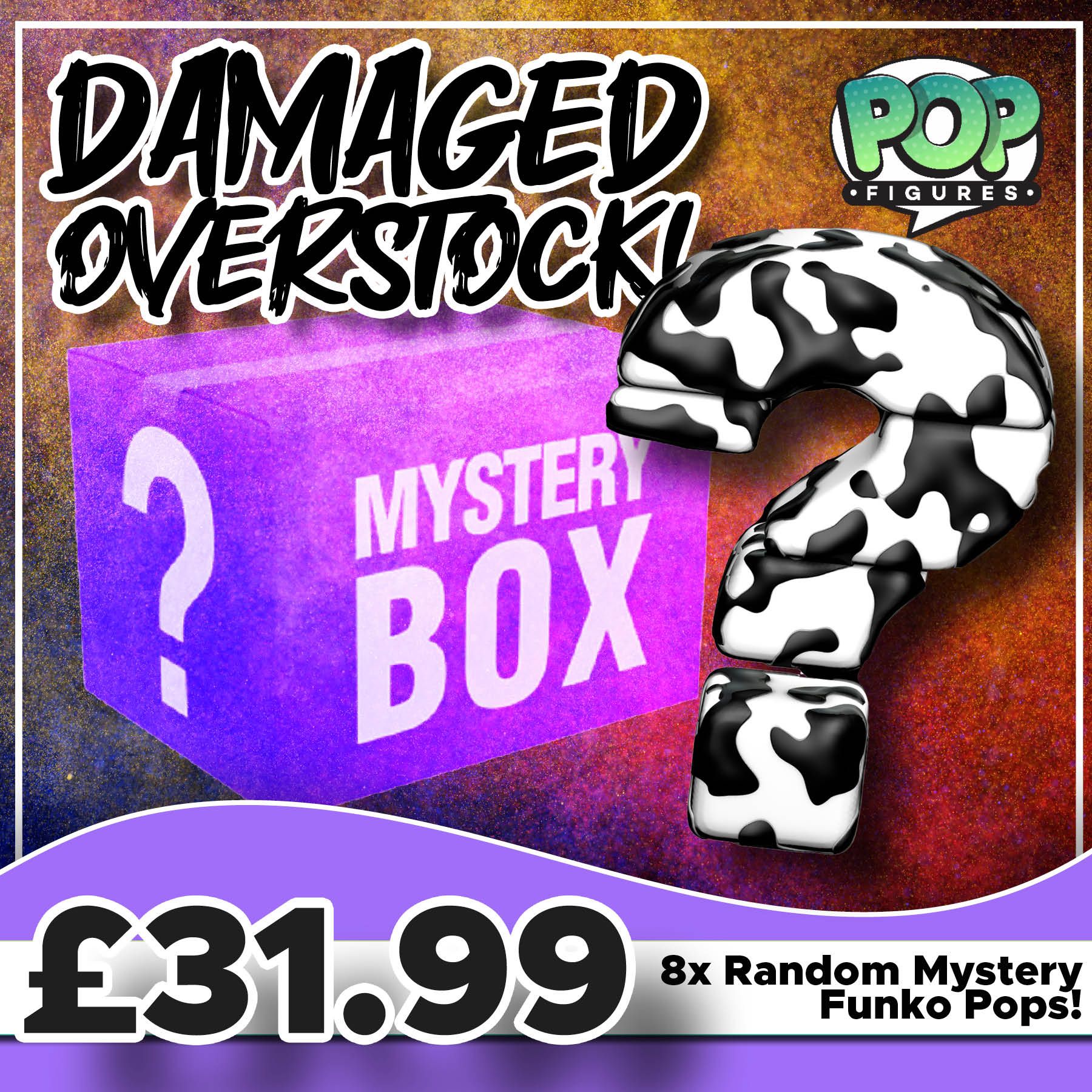 Funko 8 Pop Mystery Box Damaged/Overstock