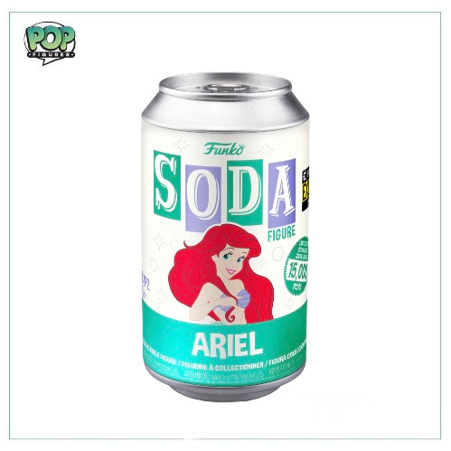 Ariel Funko Soda Vinyl Figure from The Little Mermaid, limited edition of 15,000, exclusive to Entertainment Earth.