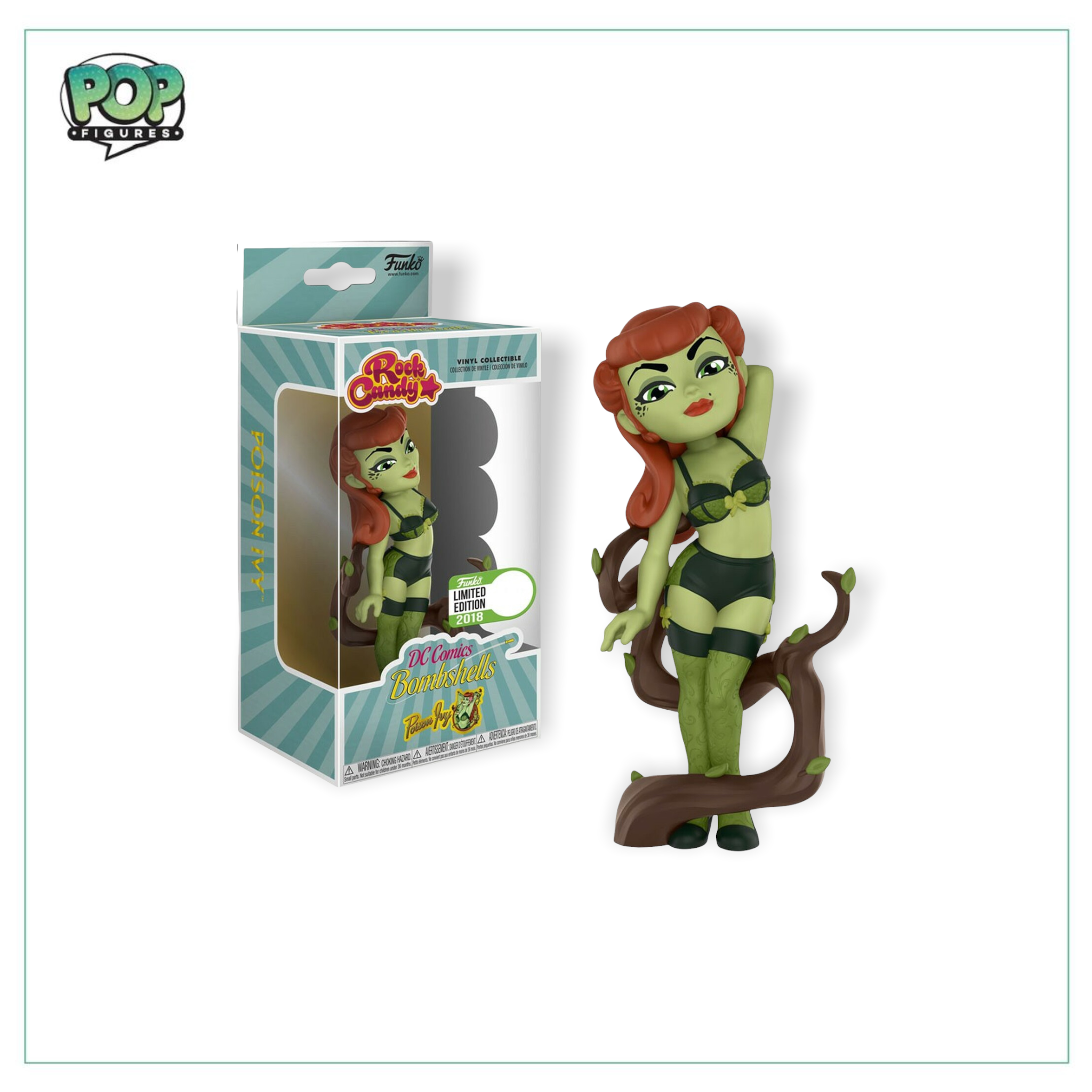 Poison Ivy Rock Candy Figure! DC, 2018 ECCC Exclusive