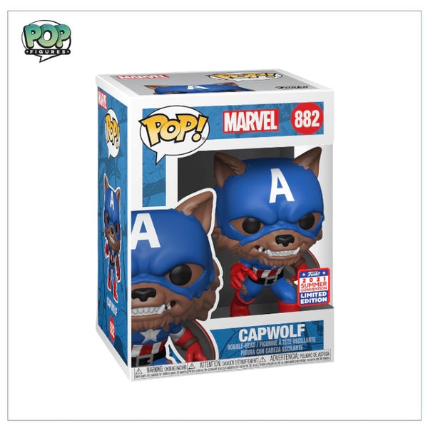 Capwolf | #882 | Funko Pop! Marvel | 2021 Virtual Funkon (Shared
