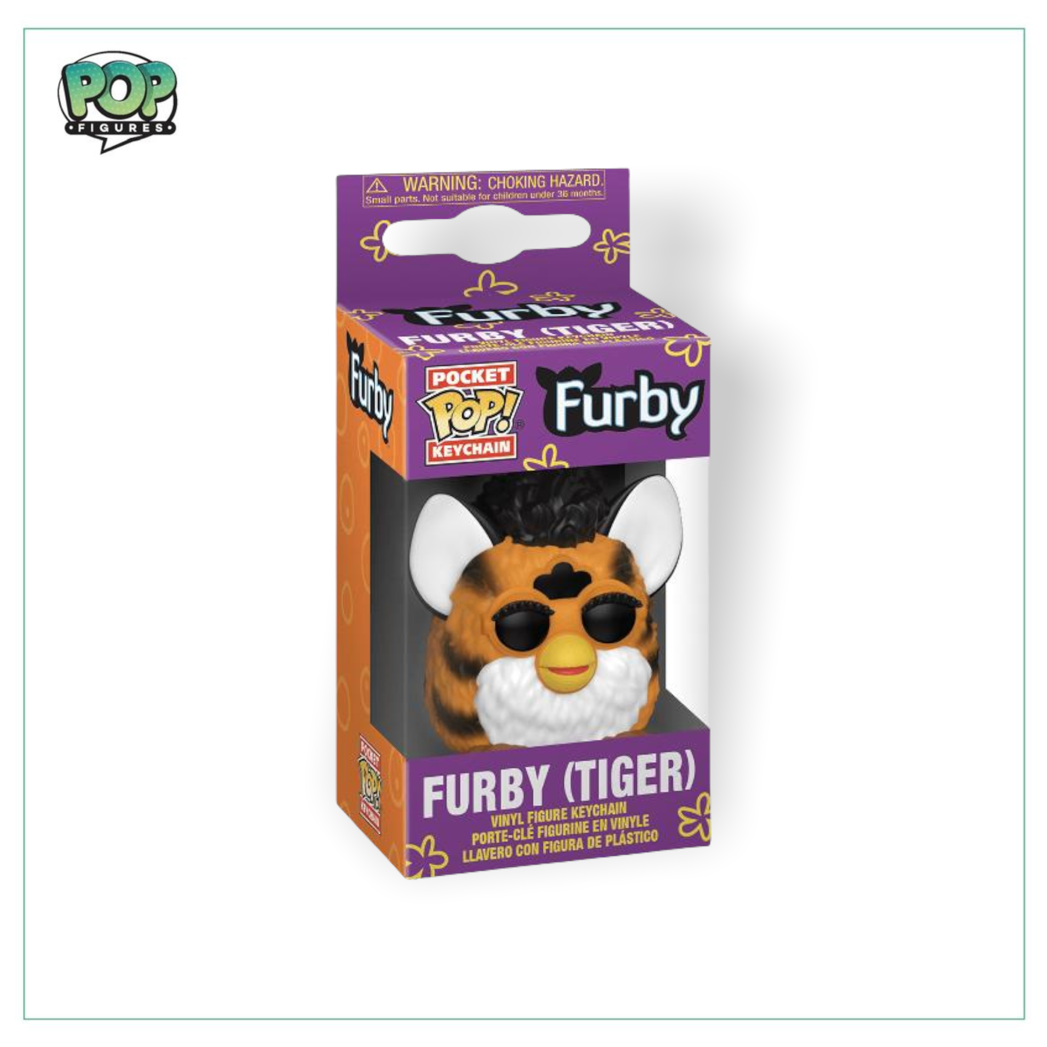 Furby (Tiger) Funko  Pocket Pop Keychain!  - Furby- Retro Toys