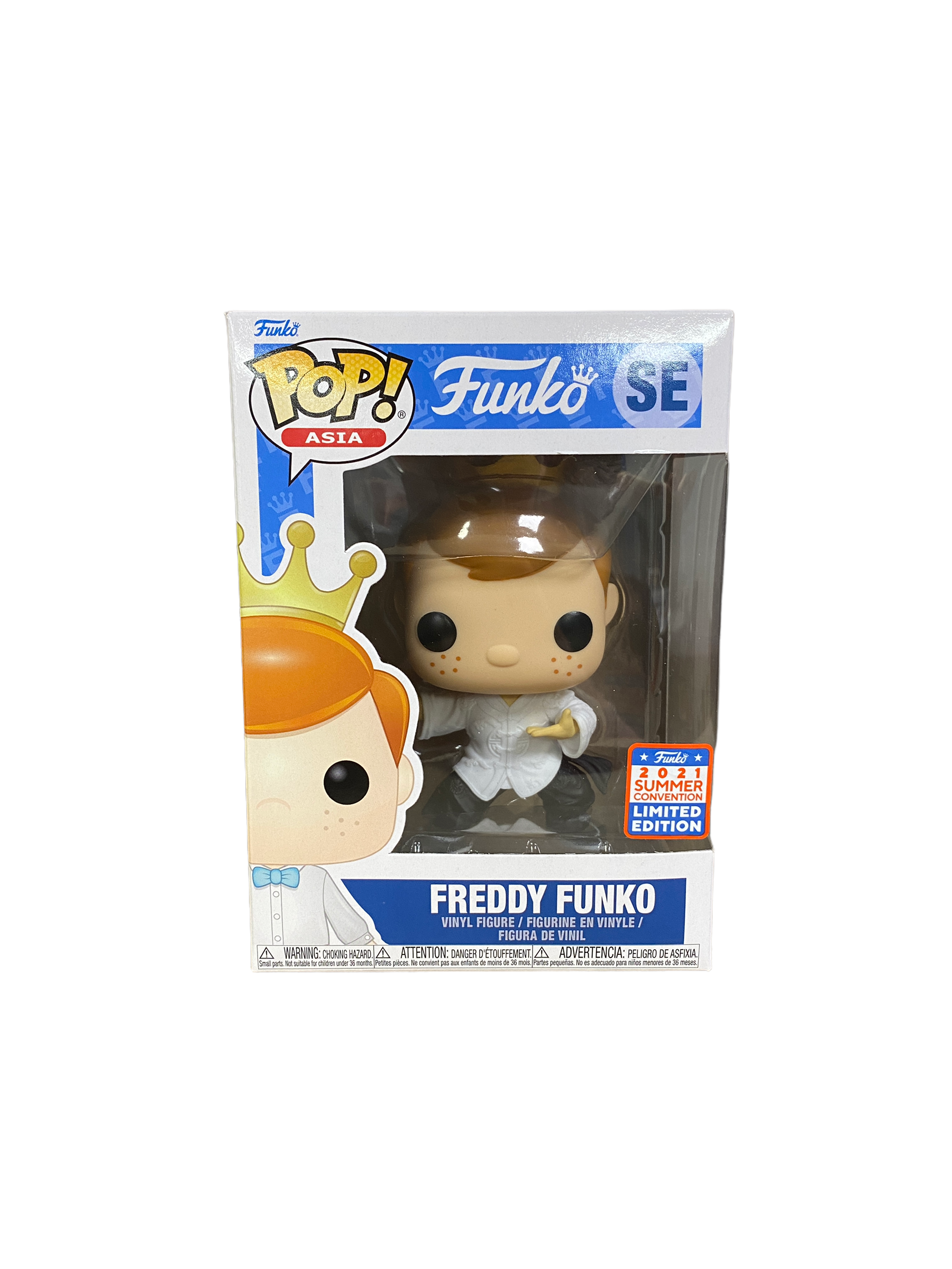Freddy Funko as a Kung Fu character, 2021 Summer Convention Exclusive, rated 8/10 condition.