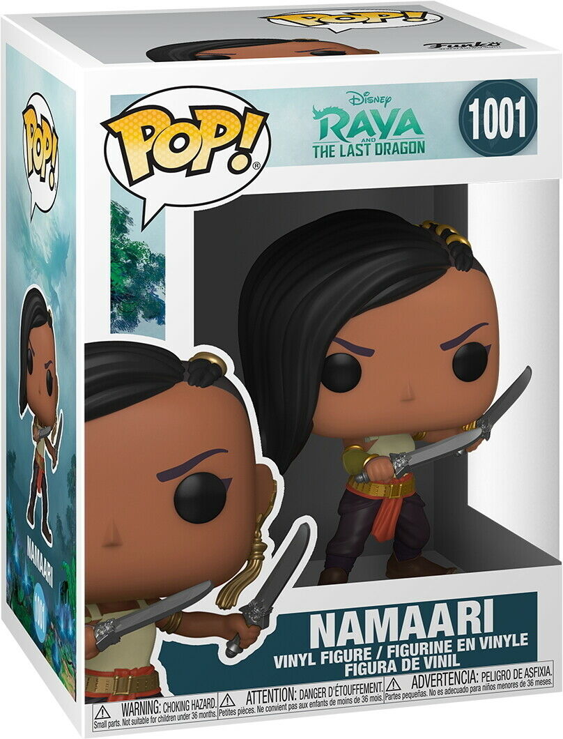  Namaari Funko Pop! figure from Raya and the Last Dragon, featuring her distinctive outfit and fierce expression.