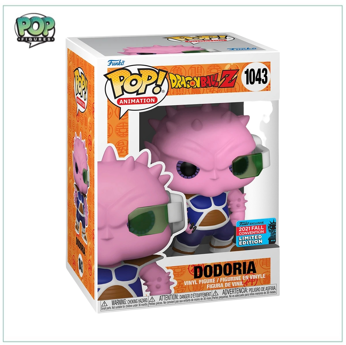 Dodoria #1043 Funko Pop! - Dragonball Z - NYCC 2021 Shared Exclusive