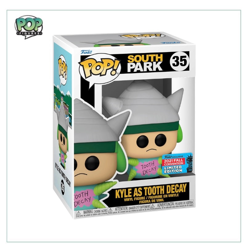 Kyle As Tooth Decay #35 Funko Pop! - South Park - NYCC 2021 Shared Exclusive