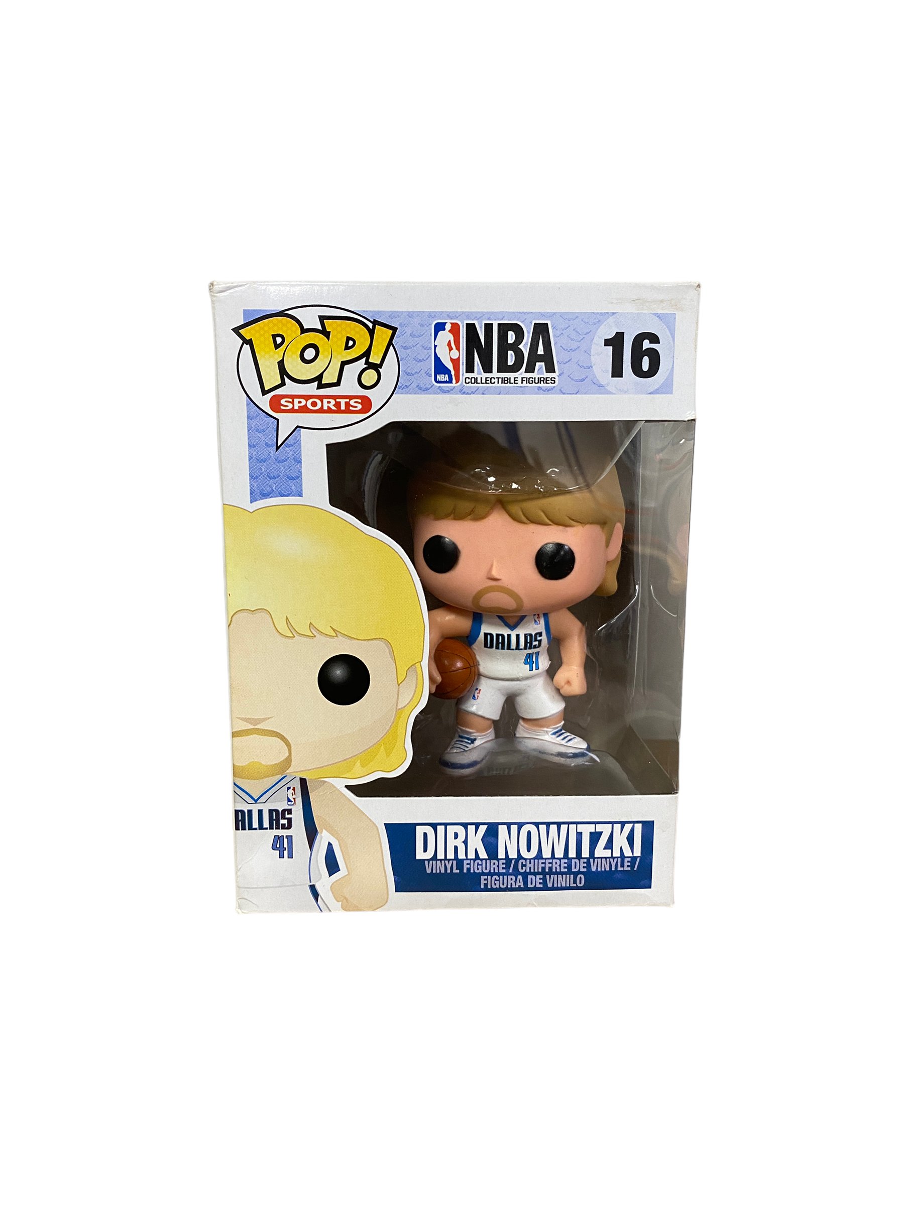Dirk Nowitzki #16 Funko Pop! - NBA - 2013 Pop! - Condition 7.5/10