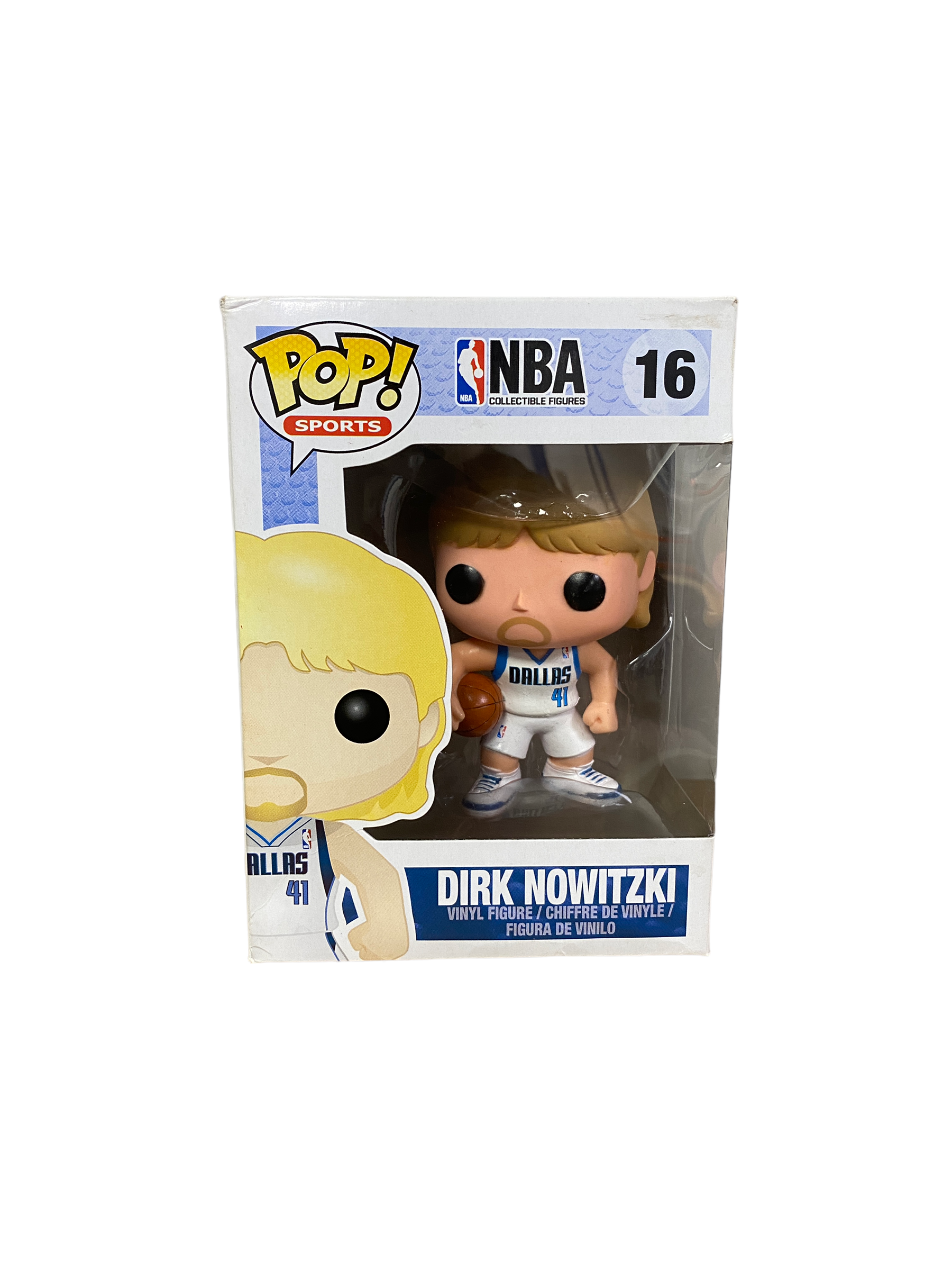 Dirk Nowitzki 16 Funko Pop NBA 2013 Pop Condition 7.5 10