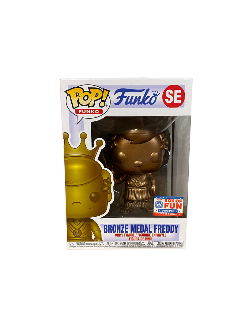 Bronze Medal Freddy Funko Pop! - Virtual Funkon 2021 Box Of Fun Exclusive LE3000 Pcs - Condition 8.5/10