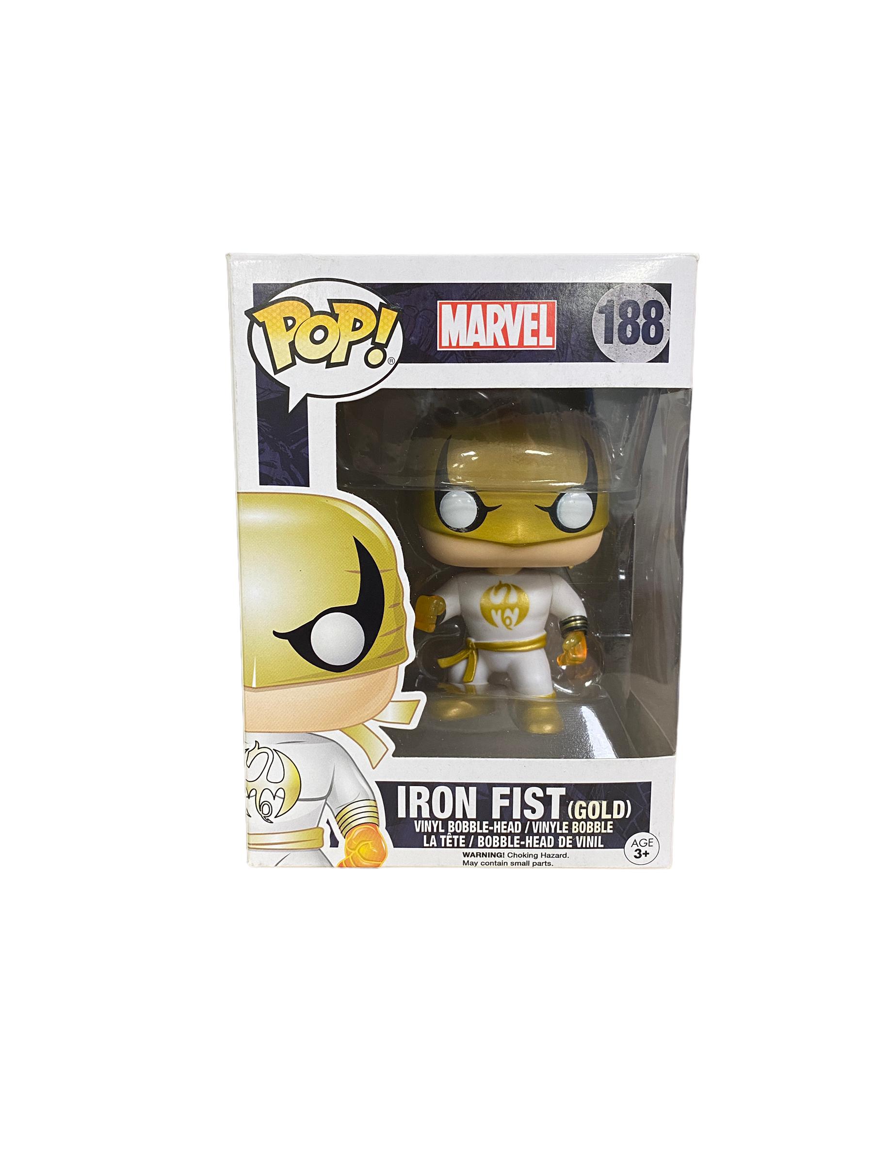 Iron Fist (Gold) #188 Funko Pop! - Marvel - 2016 Pop! - Condition 8.5/10