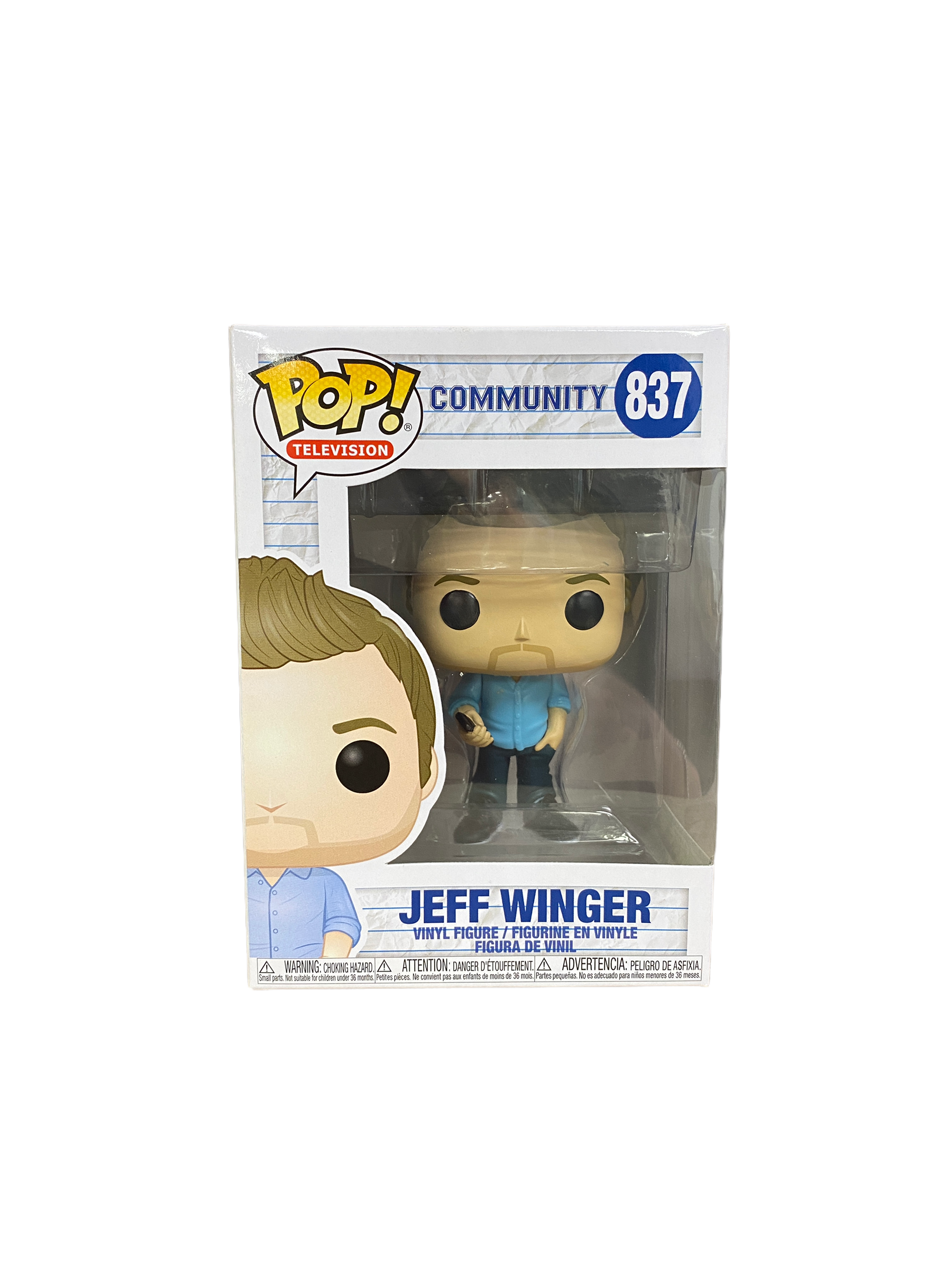 Jeff Winger #837 Funko Pop! - Community - 2019 Pop! - Condition 9.5/10