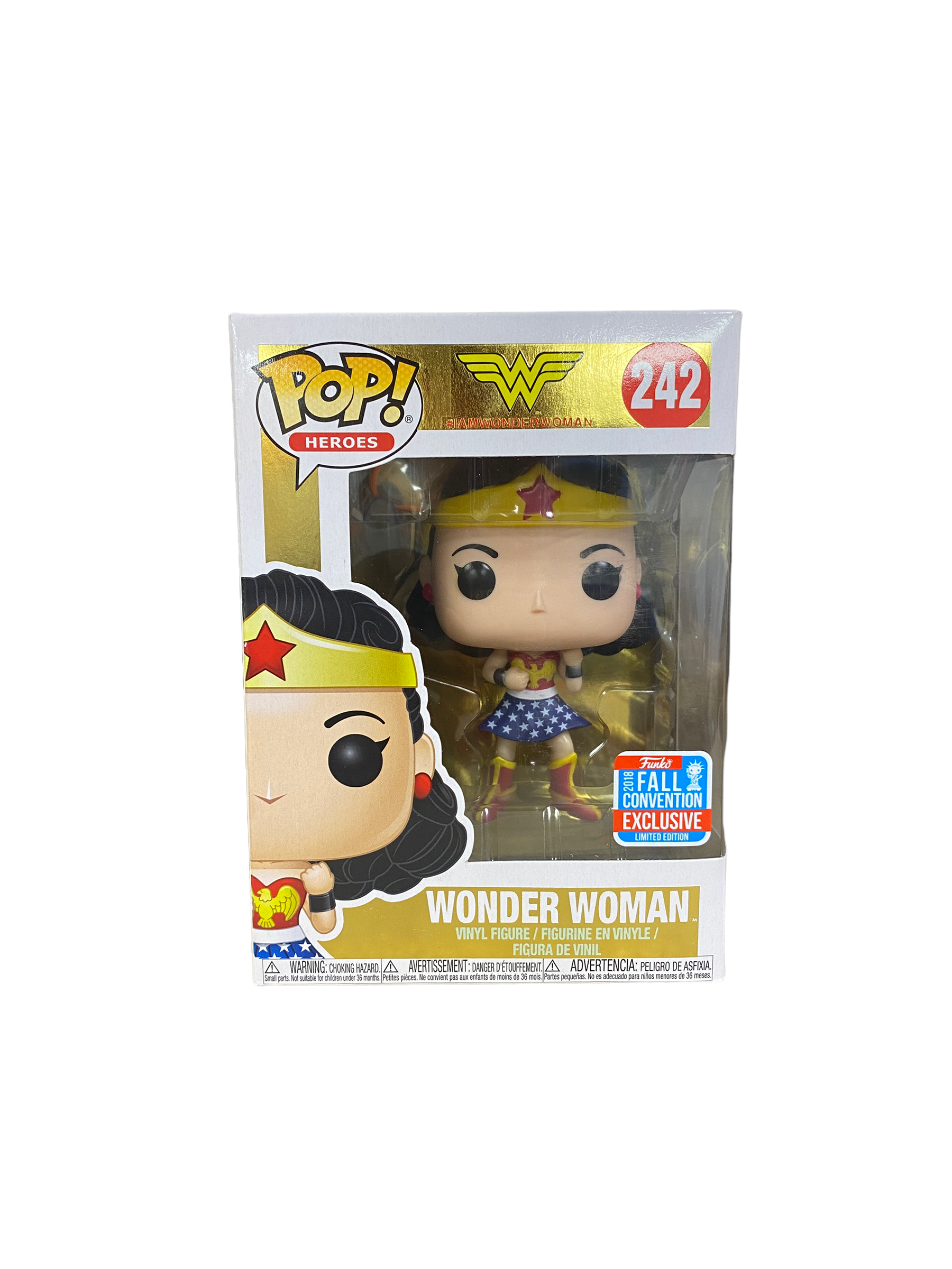 Wonder Woman #242 (First Appearance) Funko Pop! - Wonder Woman - NYCC 2018 Shared Exclusive - Condition 8.5/10