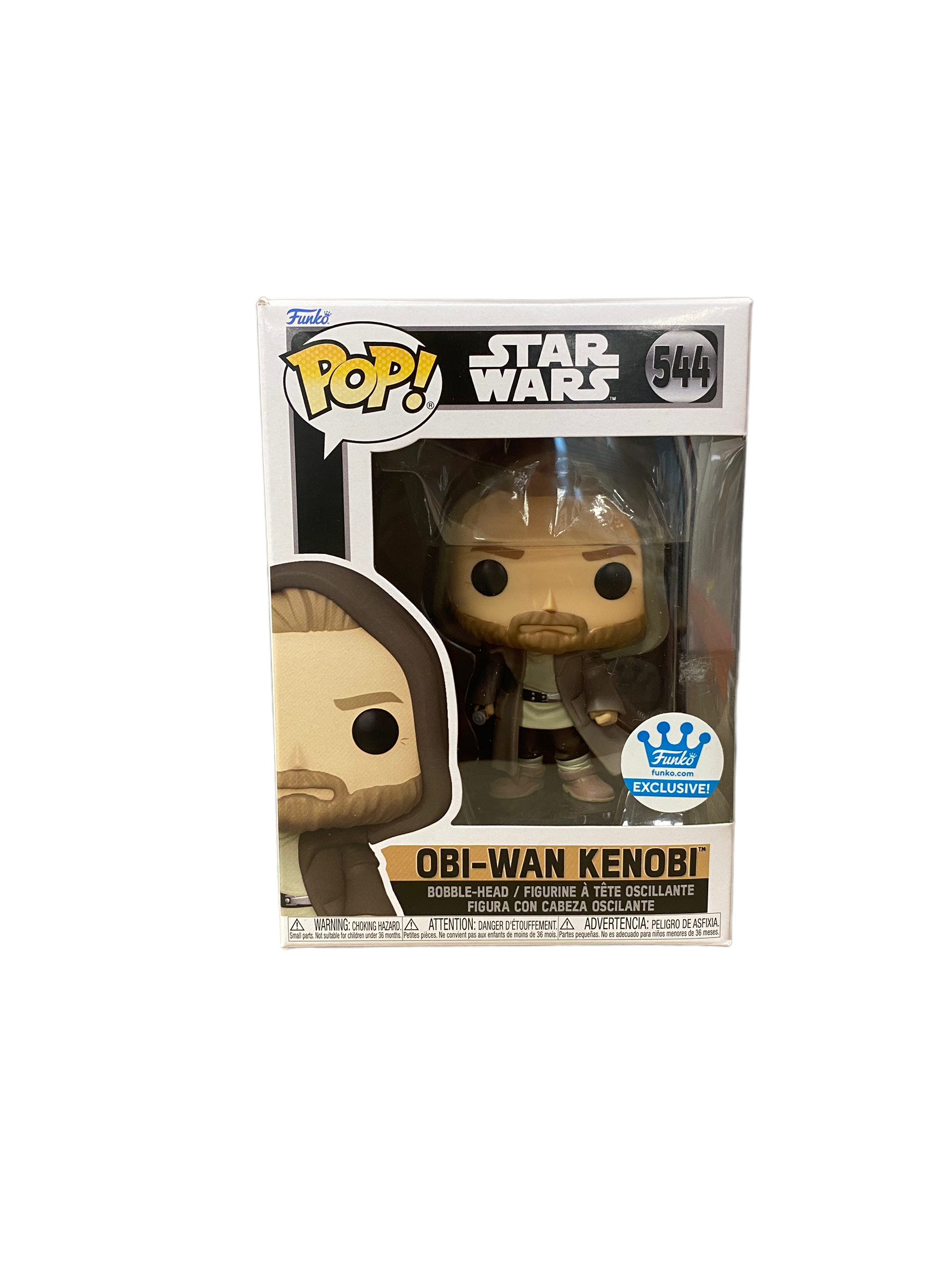 Obi-Wan Kenobi #544 (Hooded) Funko Pop! - Star Wars - Funko Shop Exclusive - Condition 8/10