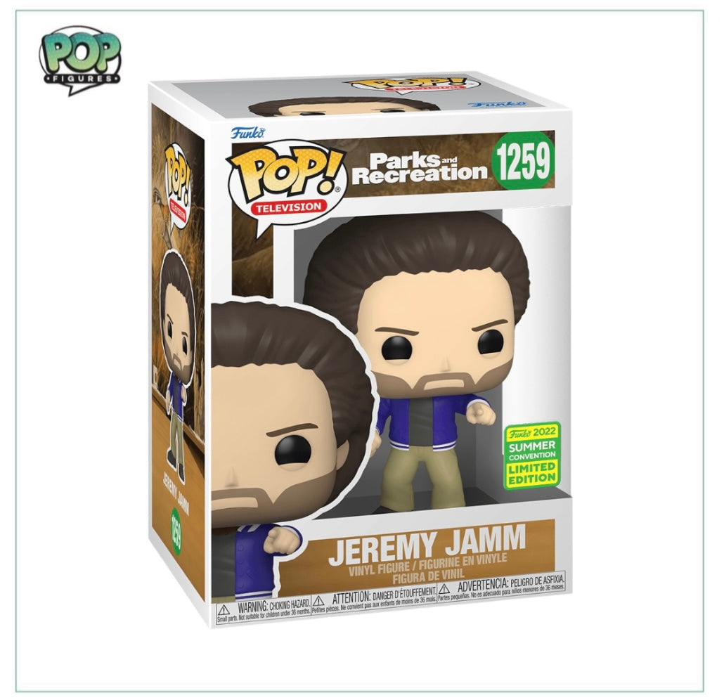Jeremy Jamm #1259 Funko Pop! - Parks and Recreation - SDCC 2022 Shared Exclusive