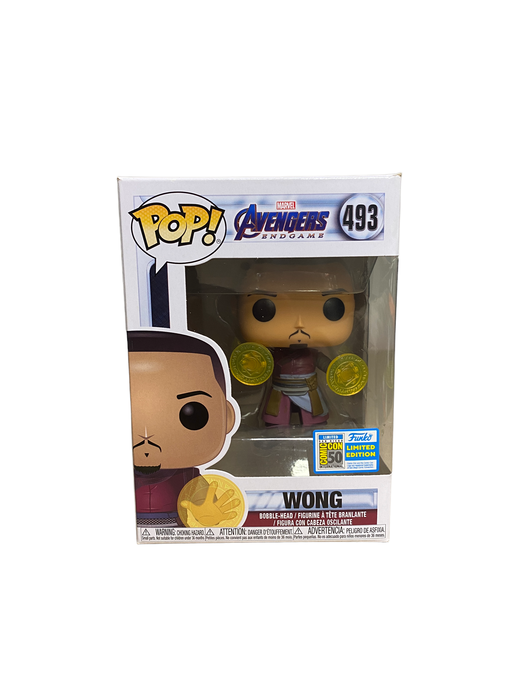 Wong 493 Funko Pop Avengers Endgame SDCC 2019 Official Conventio