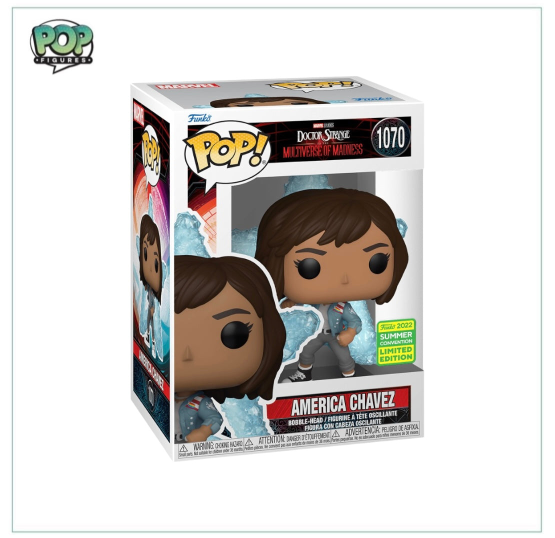 America Chavez #1070 Funko Pop! - Doctor Strange In The Multiverse Of Madness - SDCC 2022 Shared Exclusive