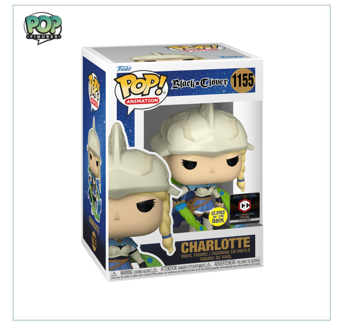 Charlotte #1155 (Glows In The Dark) Funko Pop! - Black Clover - Chalice Collectibles Exclusive