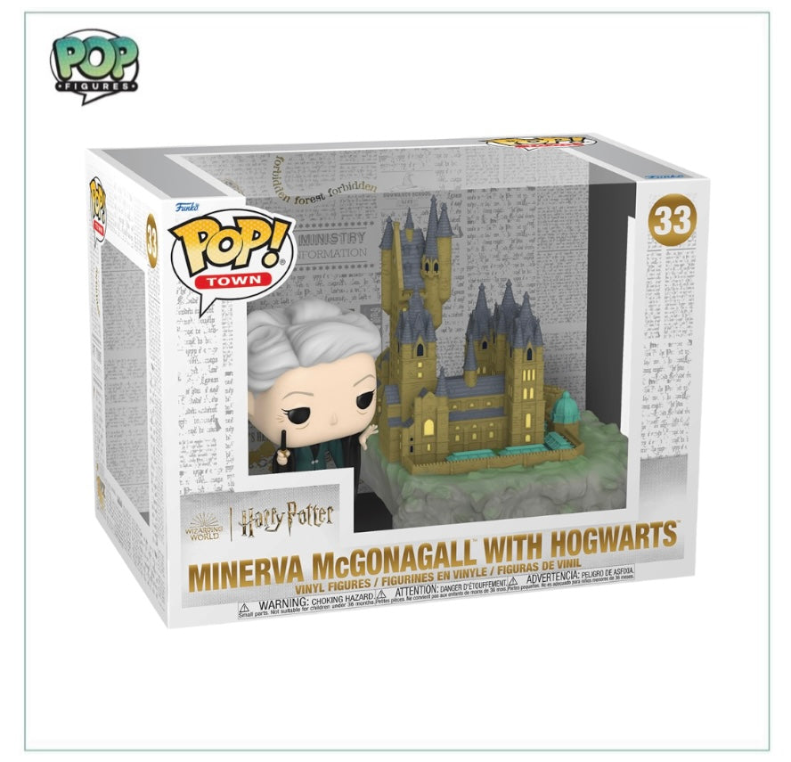 Minerva McGonagall With Hogwarts #33 Funko Pop Town! - Harry Potter