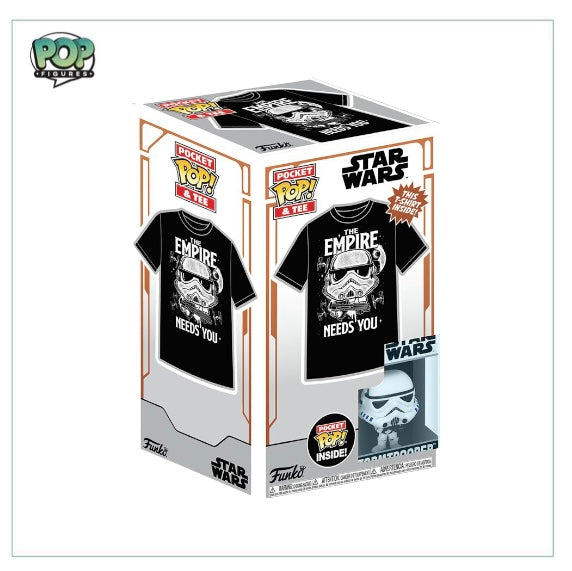 Pocket POP! & Tee - Star Wars The Empire Needs You -Stormtrooper - Special Edition