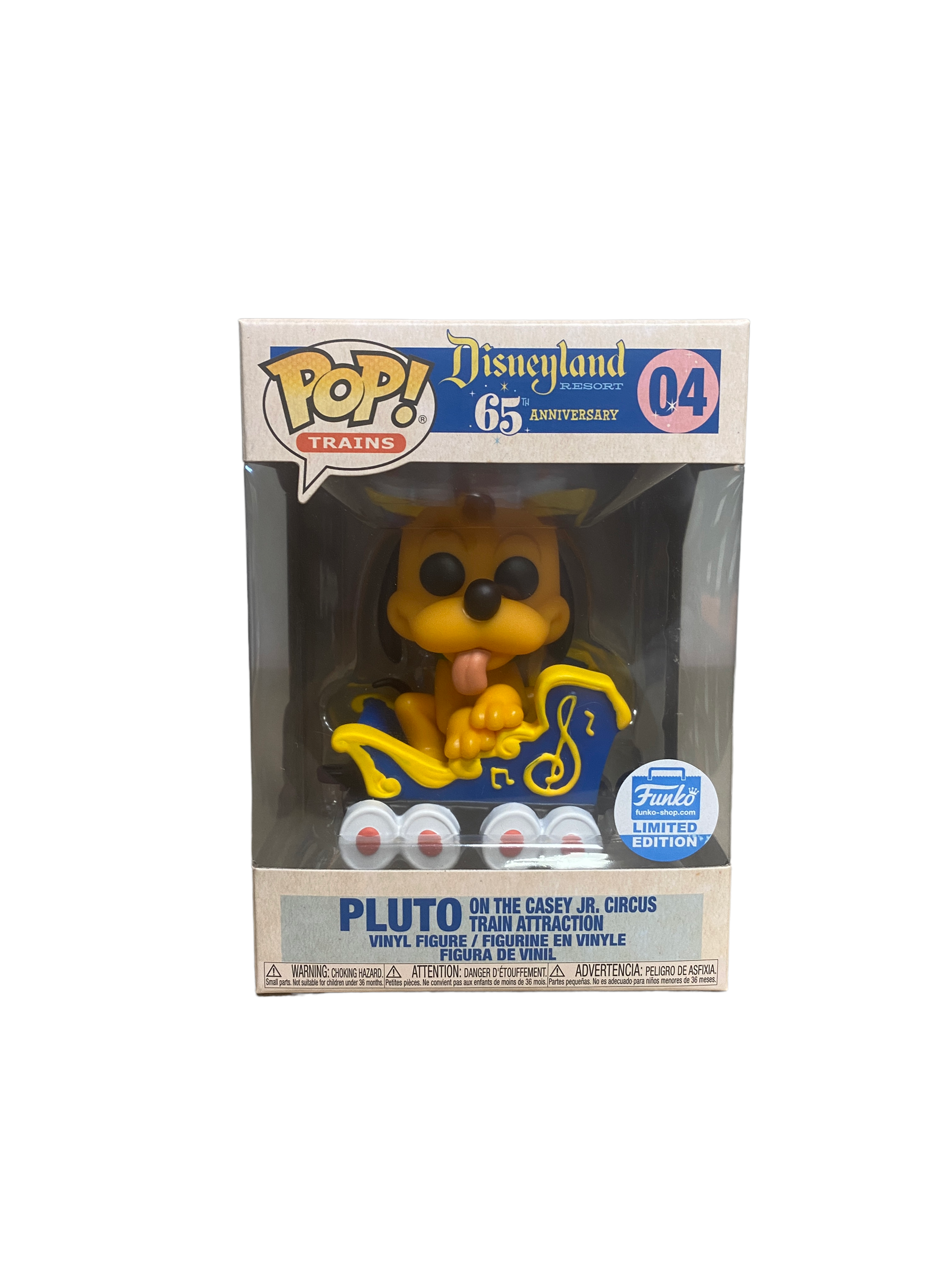 Pluto On The Casey Jr. Circus Train Attraction #04 Funko Pop! - Disneyland Resort 65th Anniversary - Funko Shop Exclusive - Condition 9.5/10