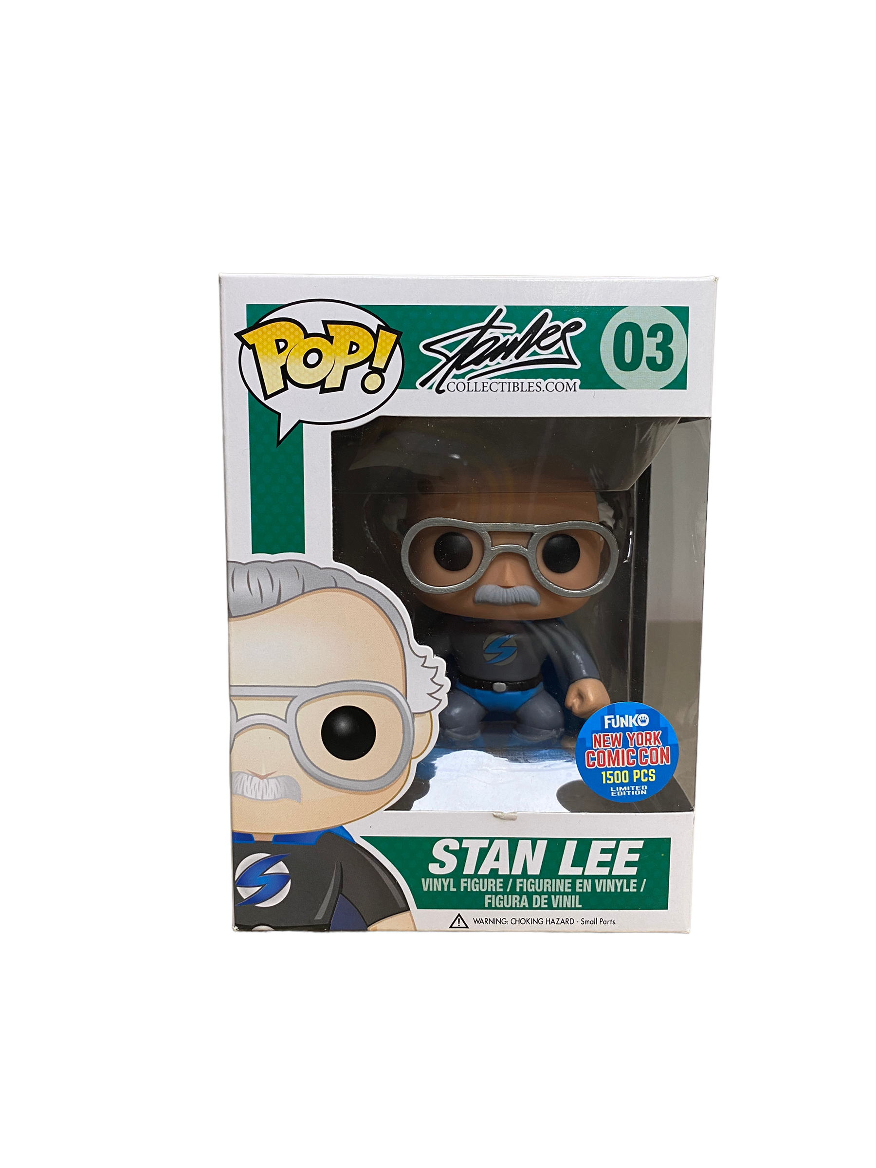 Stan Lee #03 (Superhero) Funko Pop! - Stan Lee Collectibles - NYCC 2015 Exclusive LE1500 Pcs - Condition 8.75/10