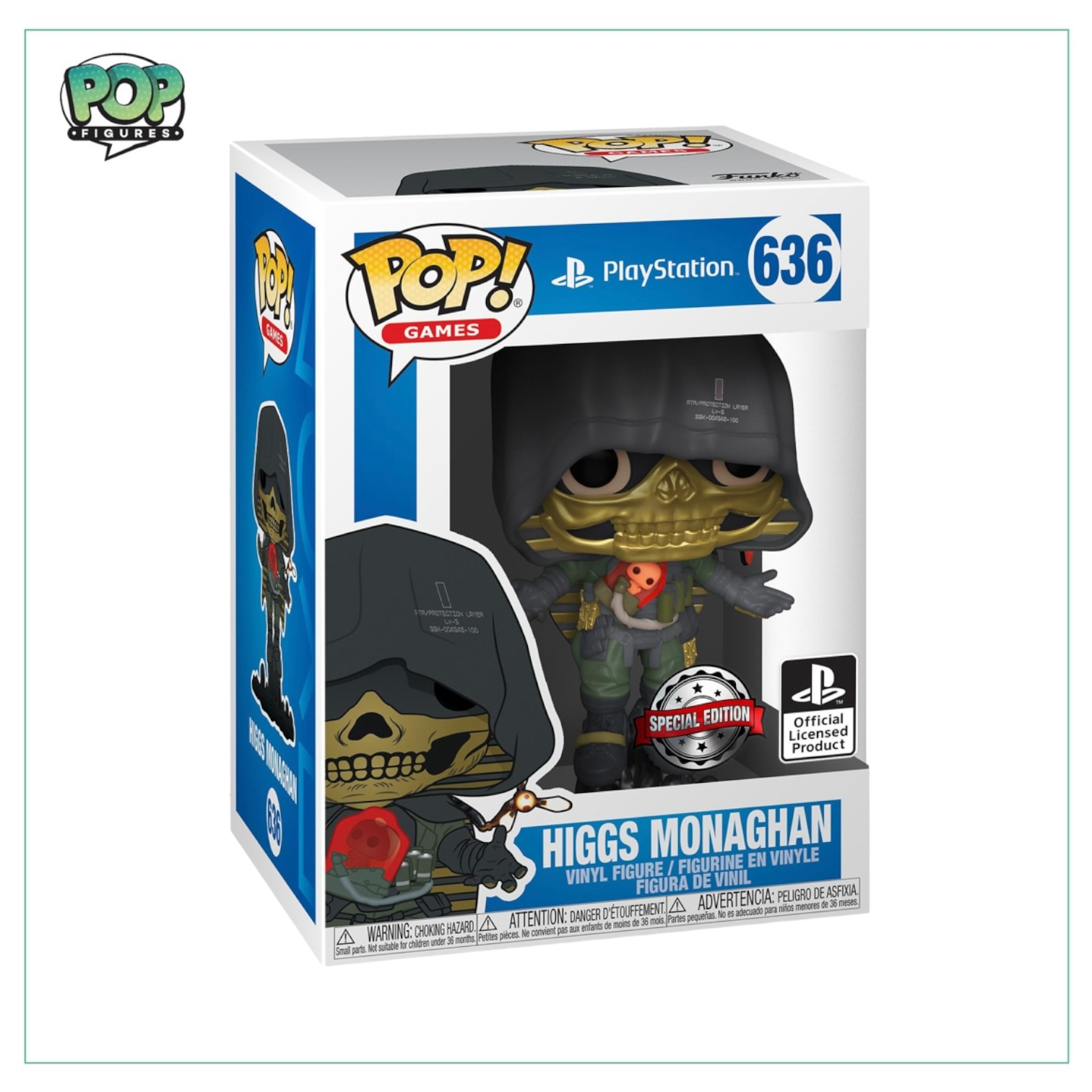 Higgs Monaghan #636 Funko Pop! - Playstation - Special Edition