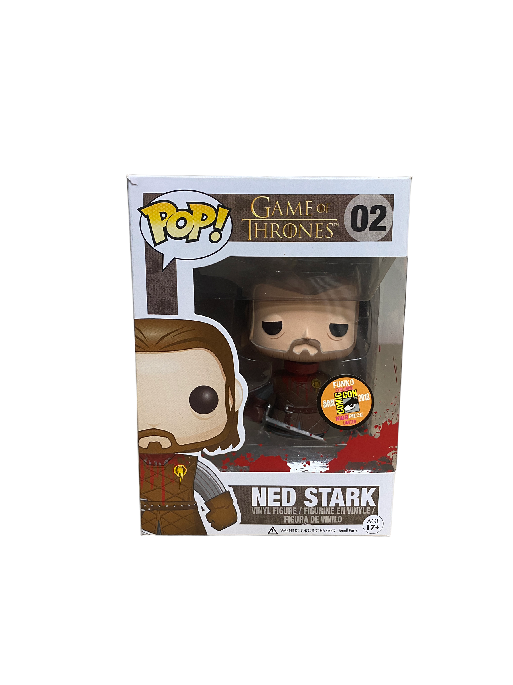 Ned Stark #02 (Headless) Funko Pop! - Game Of Thrones - SDCC 2013 Exclusive LE1008 Pcs - Condition 8.5/10
