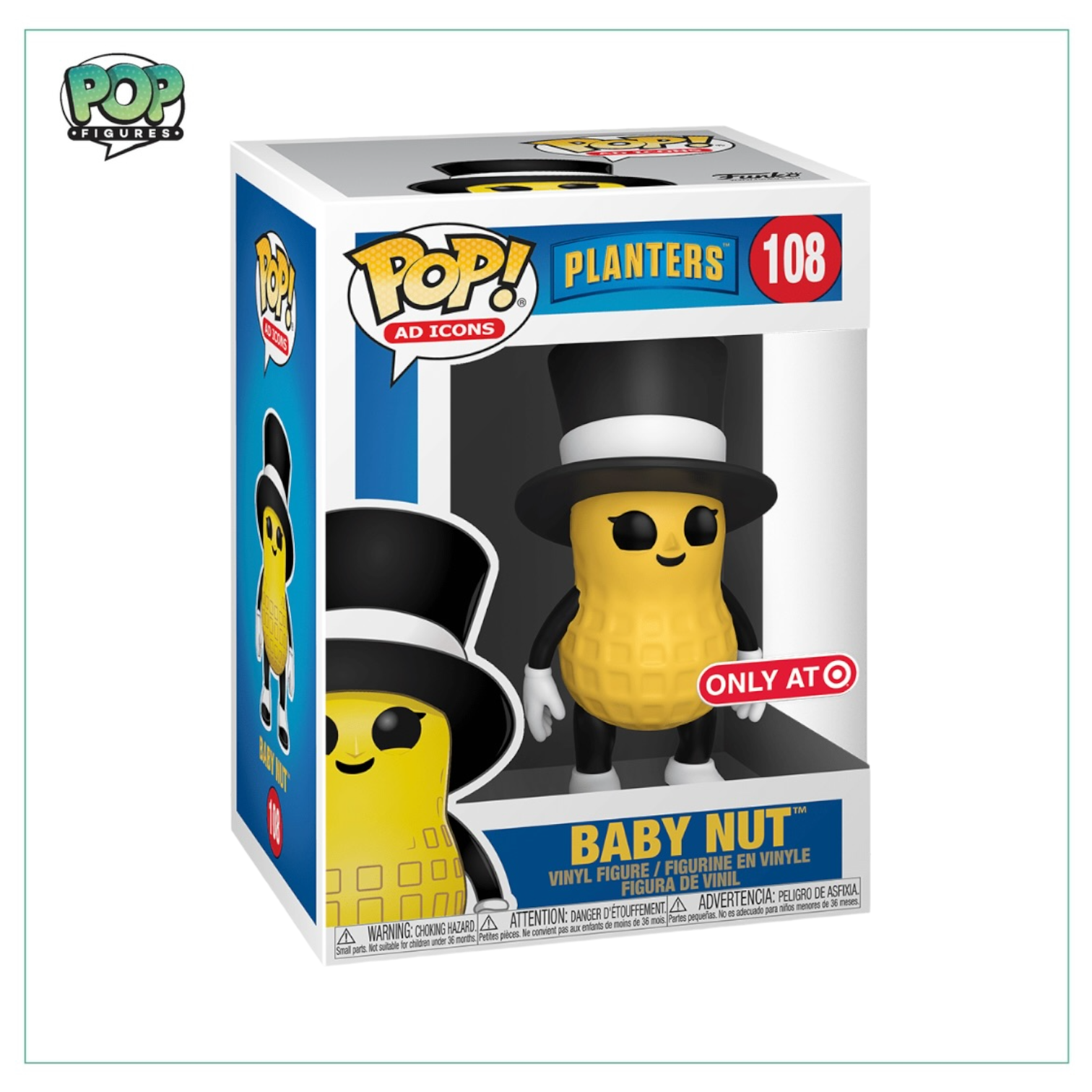 Baby Nut #108 Funko Pop! Ad Icons, Target Exclusive