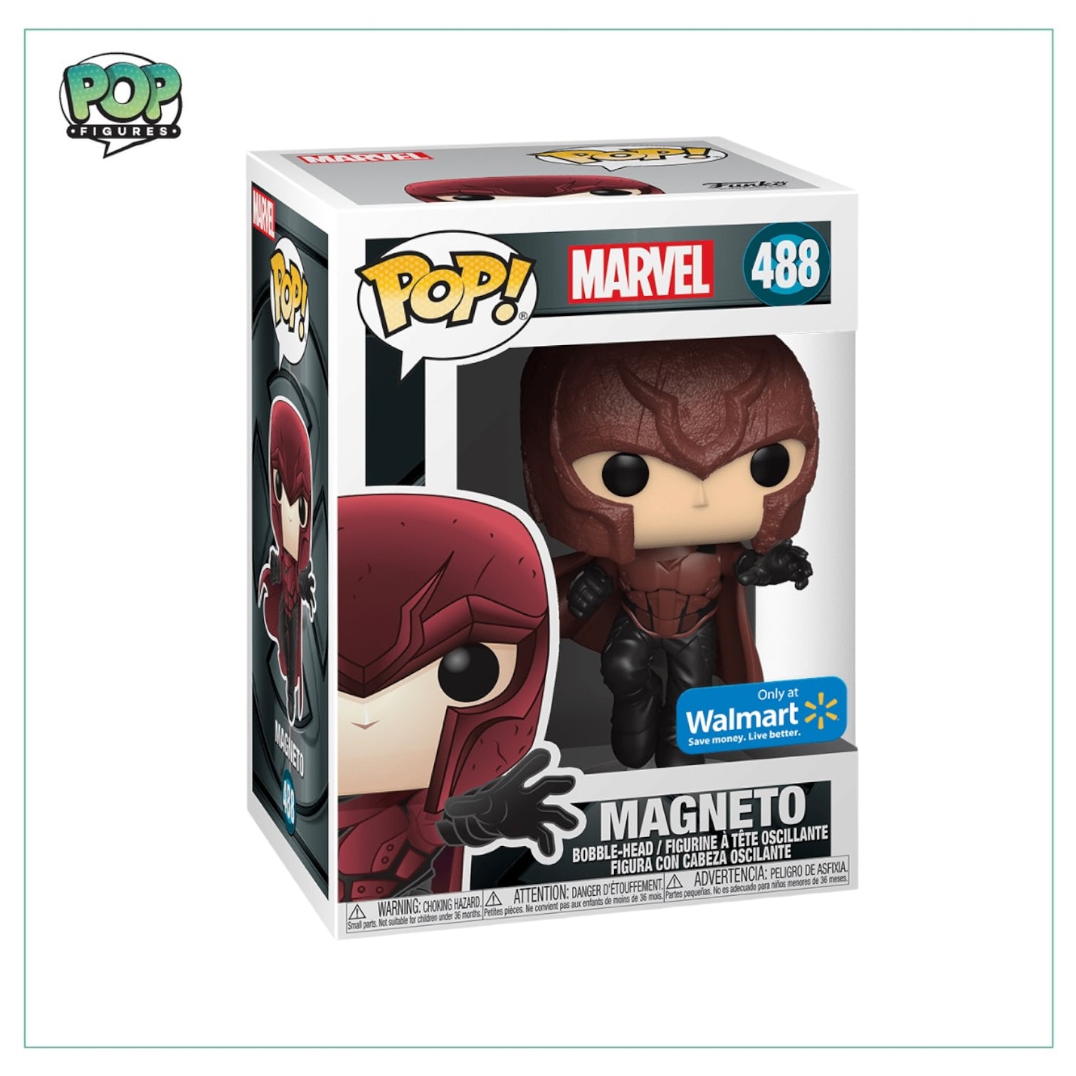 Magneto #488 Funko Pop! - Marvel - Walmart Exclusive