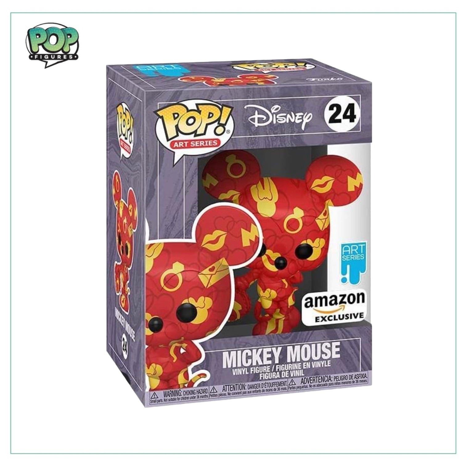 Mickey Mouse (Art Series) #24 Funko Pop! - Disney -  Amazon Exclusive