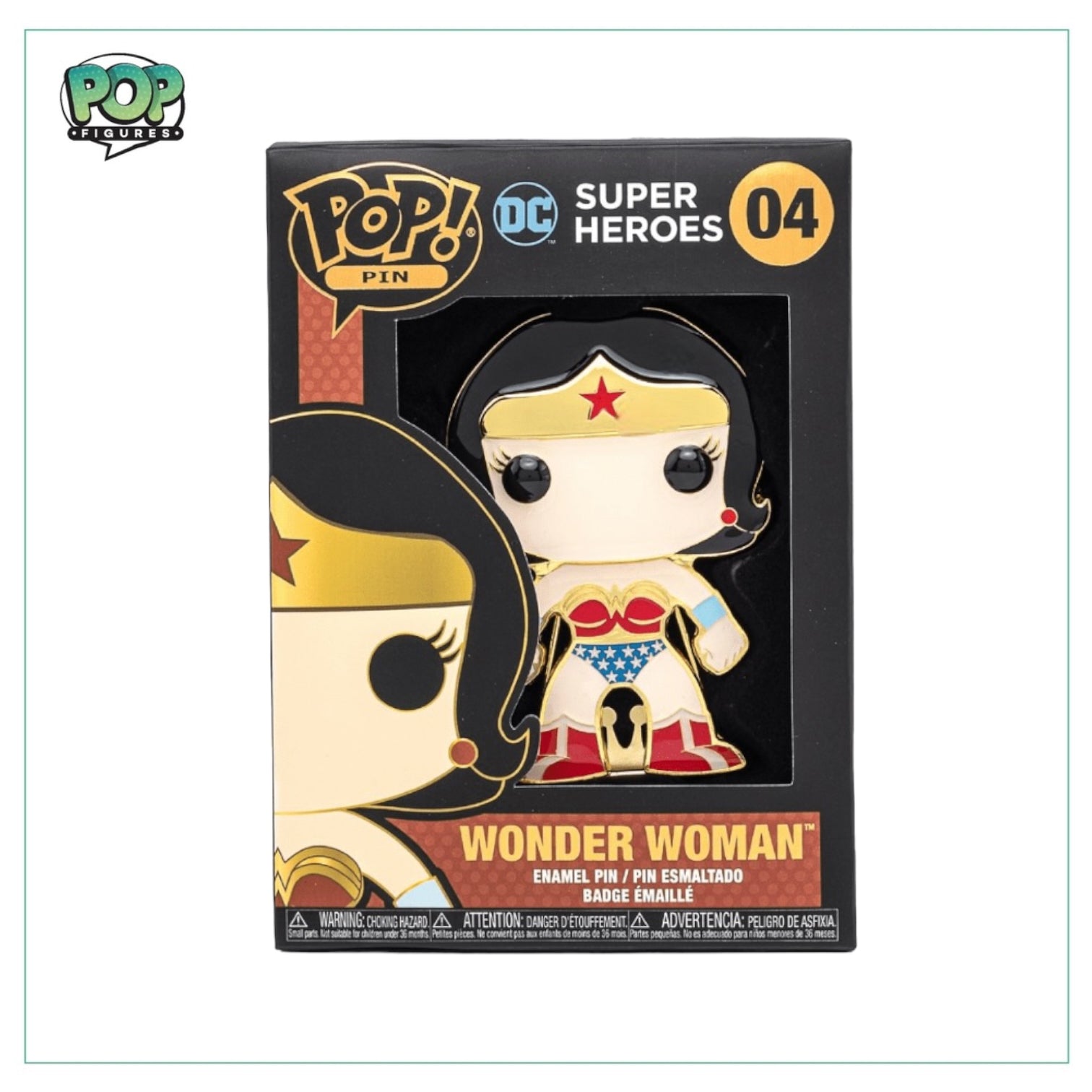 Wonder Woman #04 Funko Enamel Pin! - DC Super Heroes