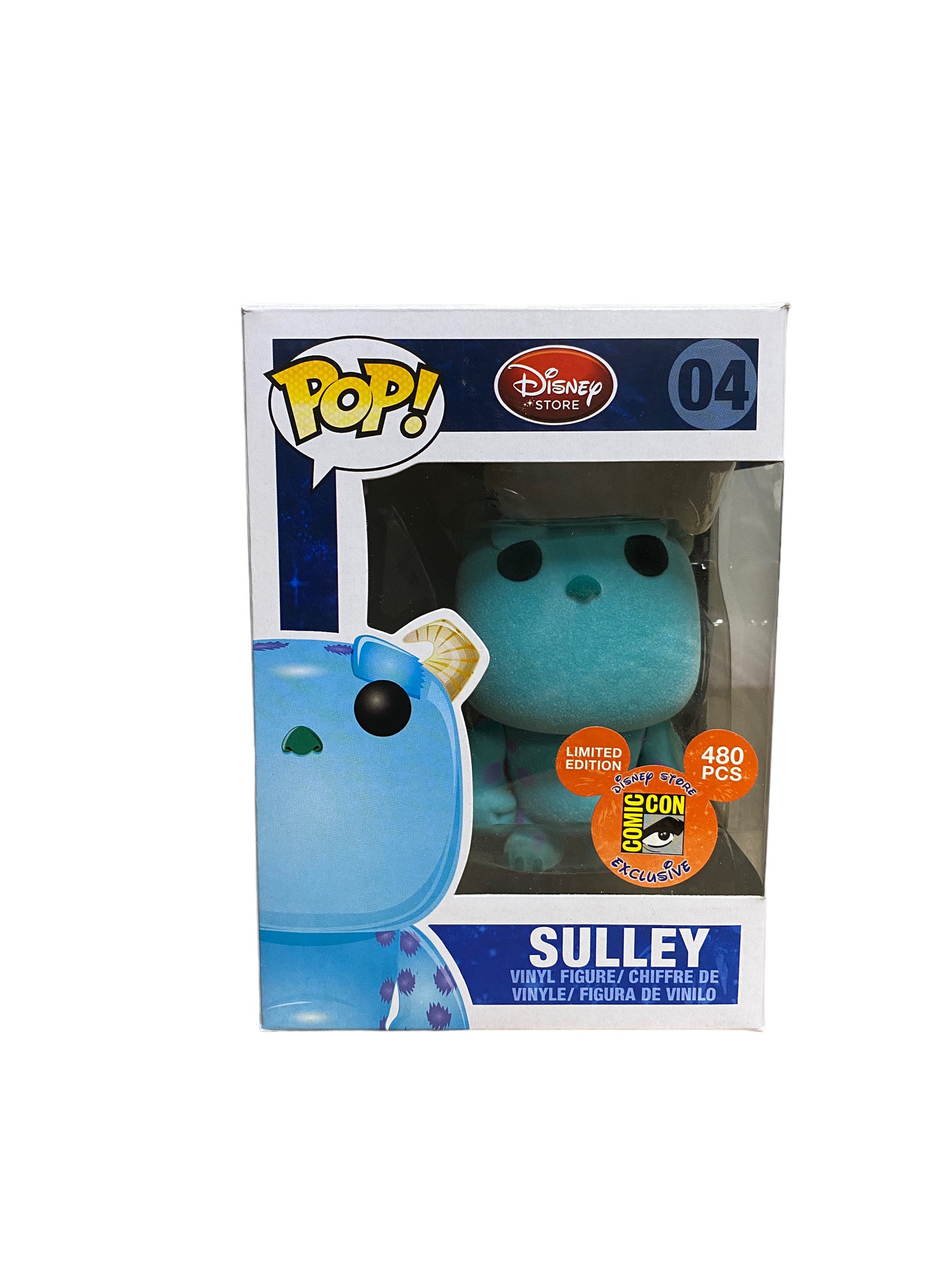 Sulley #04 (Flocked) Funko Pop! - Disney Series 1 - SDCC Disney Store Exclusive LE480 Pcs - Condition 8/10