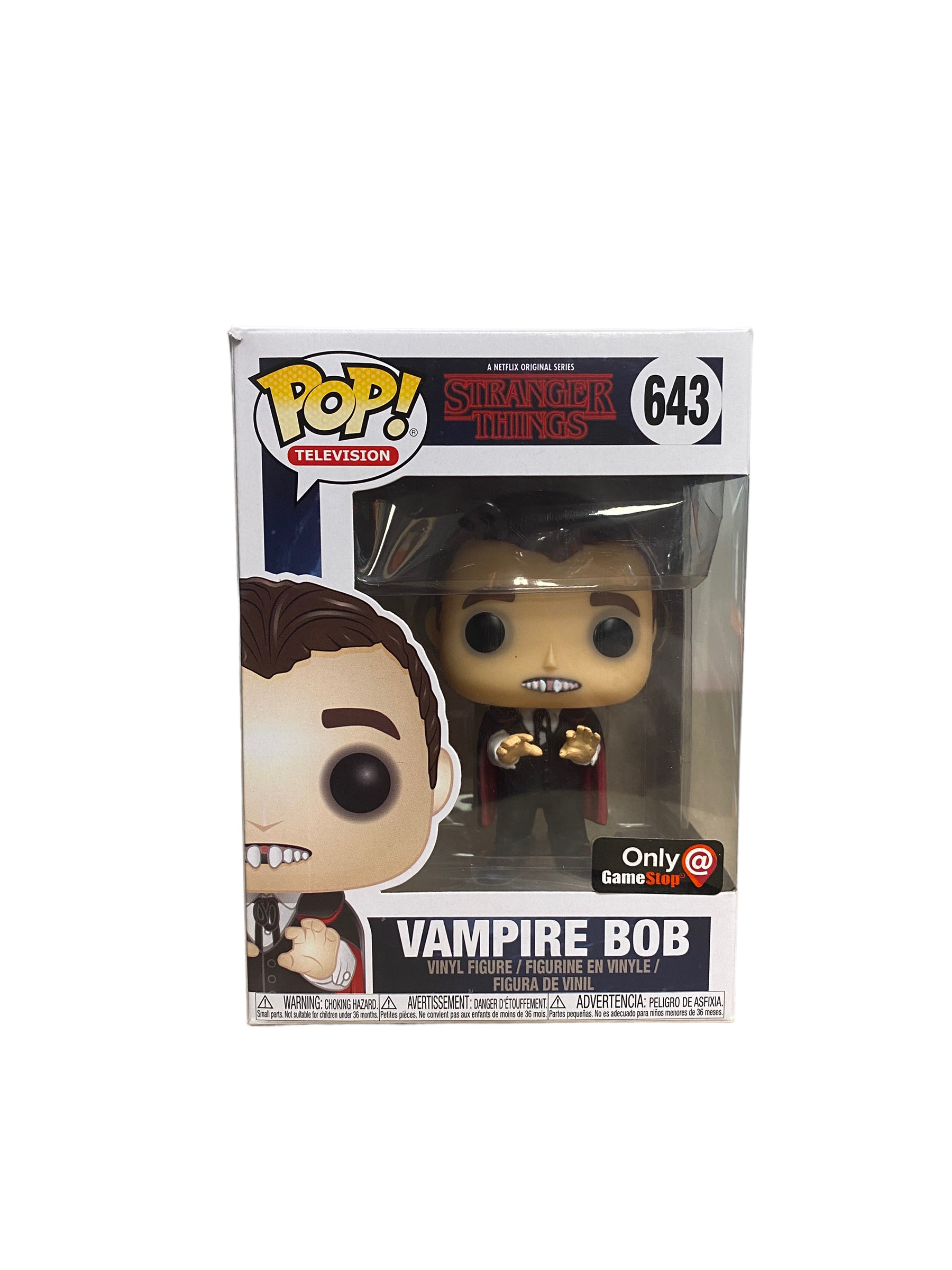 Vampire Bob #643 Funko Pop! - Stranger Things - 2018 Pop! - GameStop Exclusive - Condition 8.25/10
